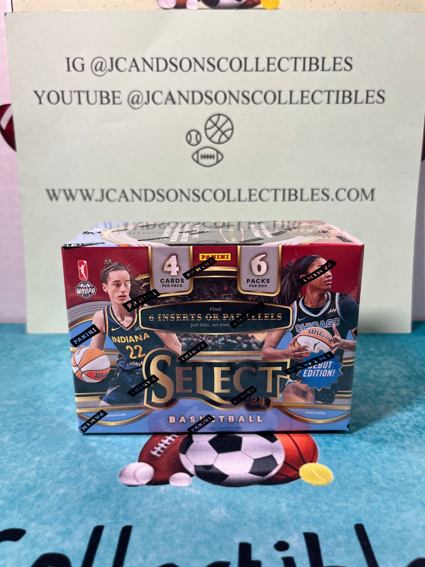 2024 Panini Select WNBA Blaster Box Factory Sealed. Caitlin Clark Rookie Chase.