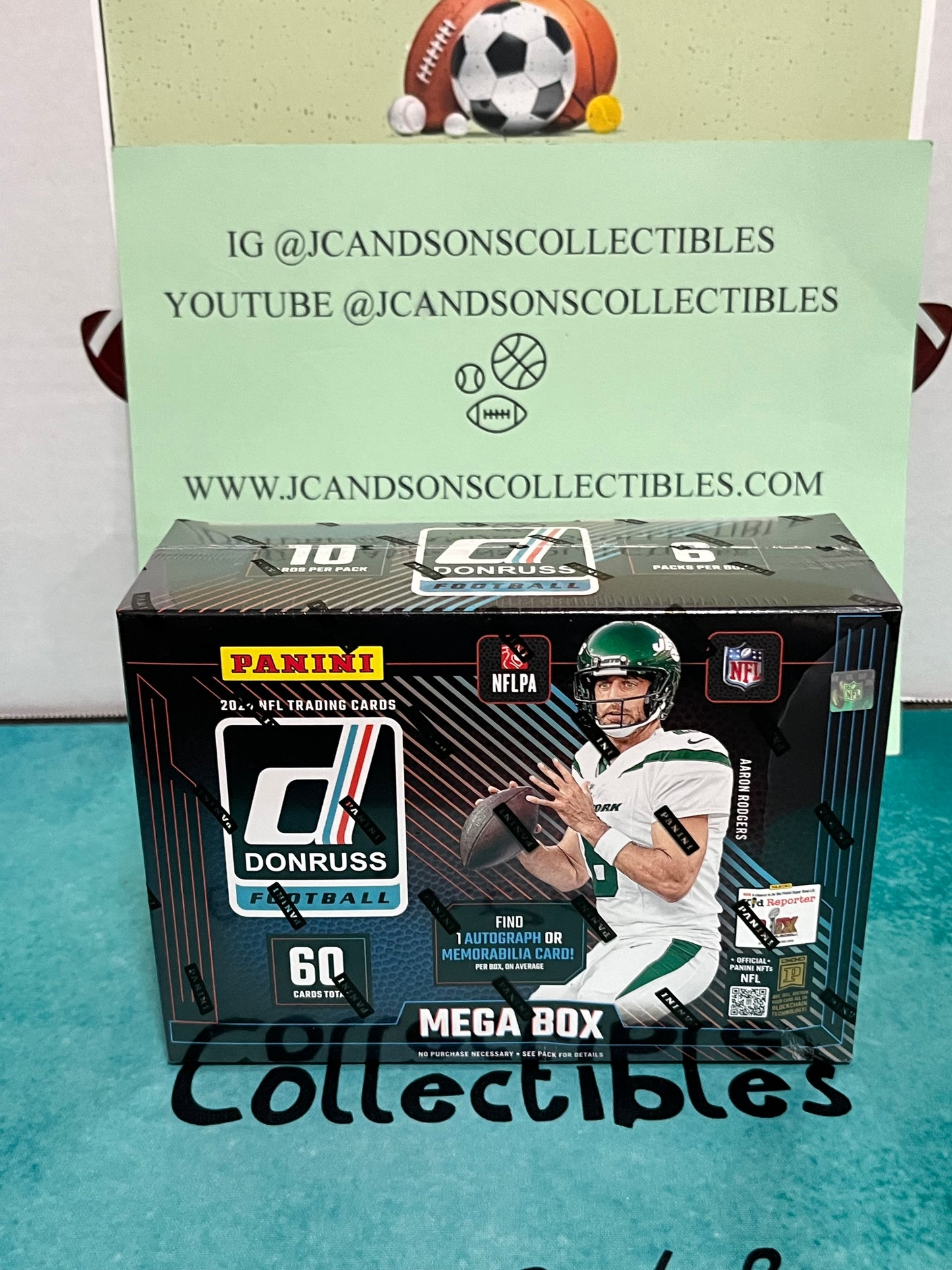 2024 Panini Donruss NFL Football MEGA Box Brand New & Factory Sealed
