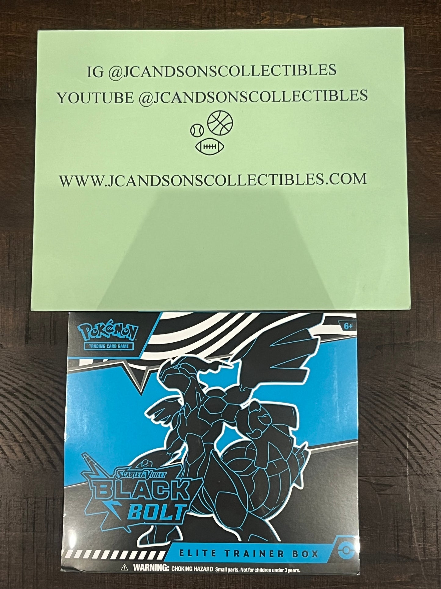 Pokemon Black Bolt Elite Trainer Box ETB SEALED NEW