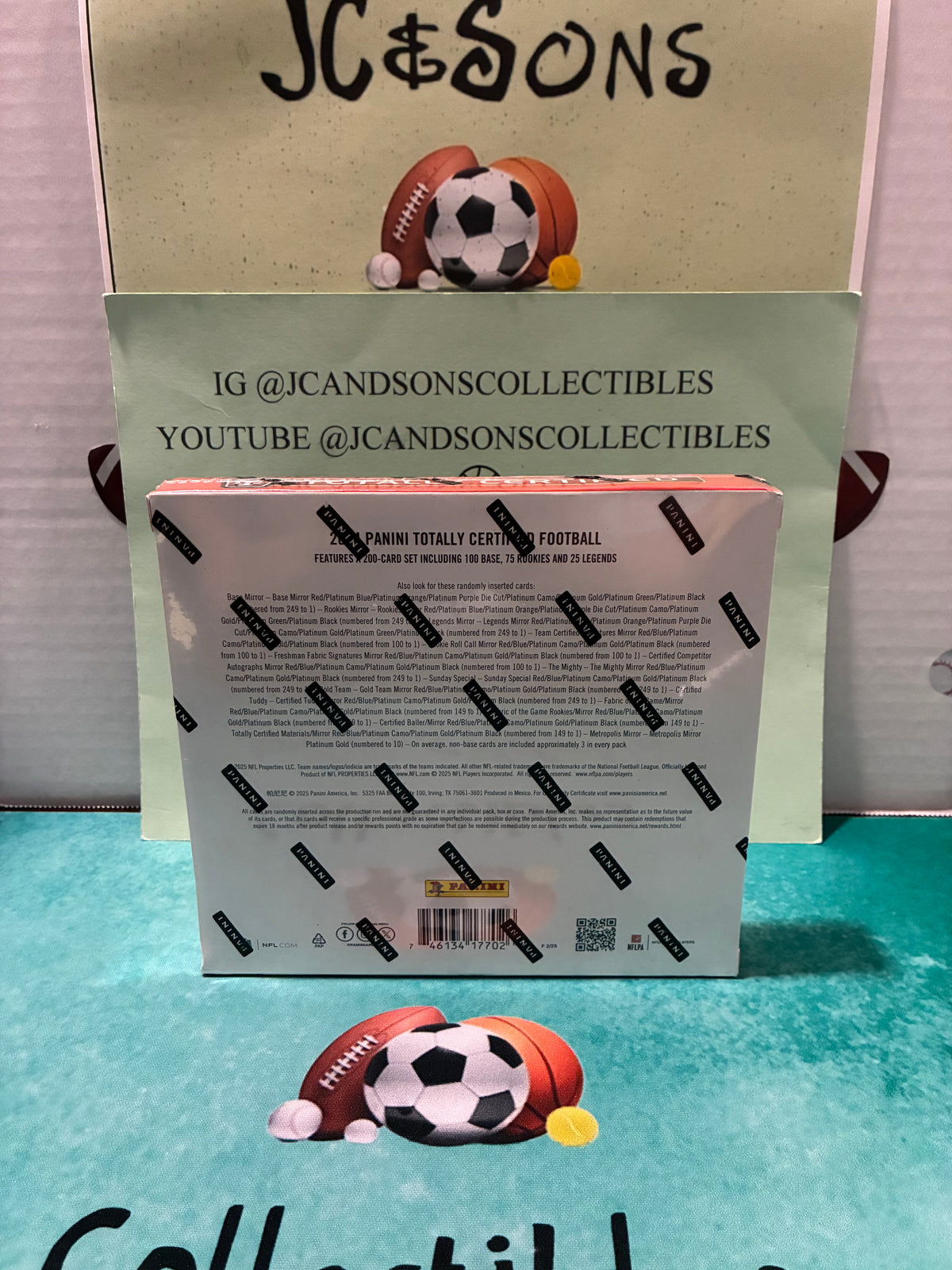2024 Panini Totally Certified Football Hobby Premium Box New/Sealed
