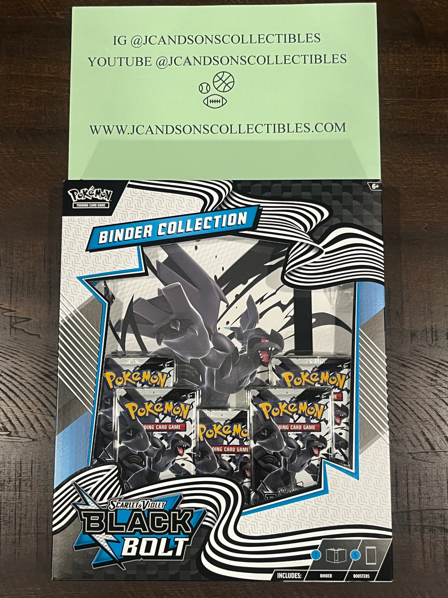 Pokemon Scarlet & Violet: Black Bolt Binder Collection - Sealed