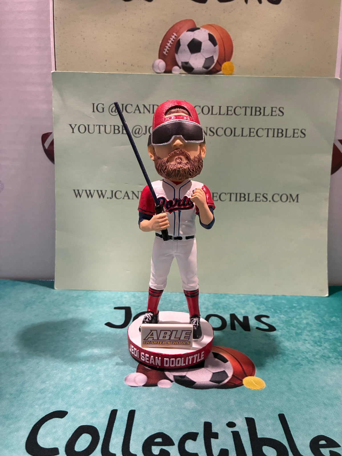 Jedi Sean Doolittle Rare Stockton Ports Bobblehead