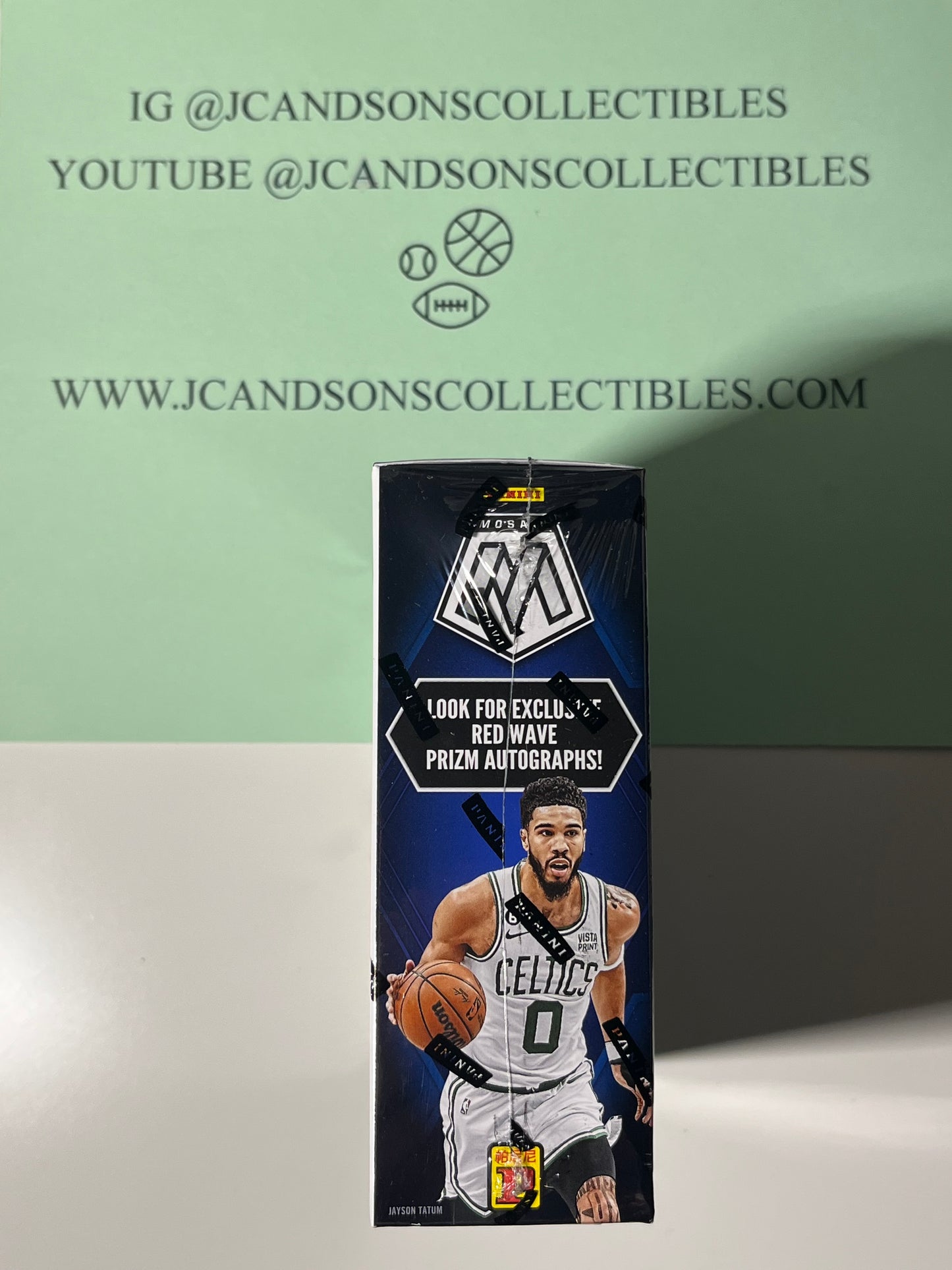 2022-23 Panini Mosaic NBA Basketball ASIA TMall Hobby Box - New Sealed - 12 Prizms