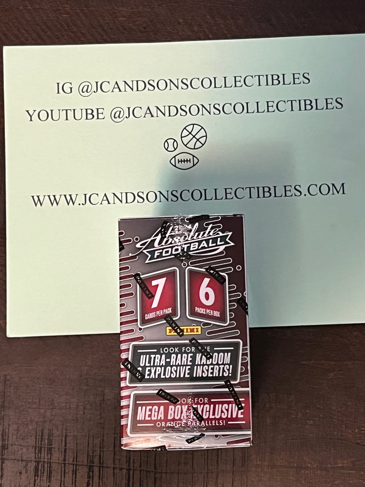 2024 Panini Absolute Football Mega Box Factory Sealed NFL Trading Cards NEW
