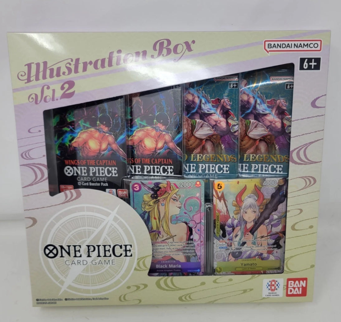2025 One Piece Illustration Box. Volume 2. New and sealed. JC and Sons Collectibles 2025 One Piece Illustration Box. Volume 2. New and sealed. JC and Sons Collectibles