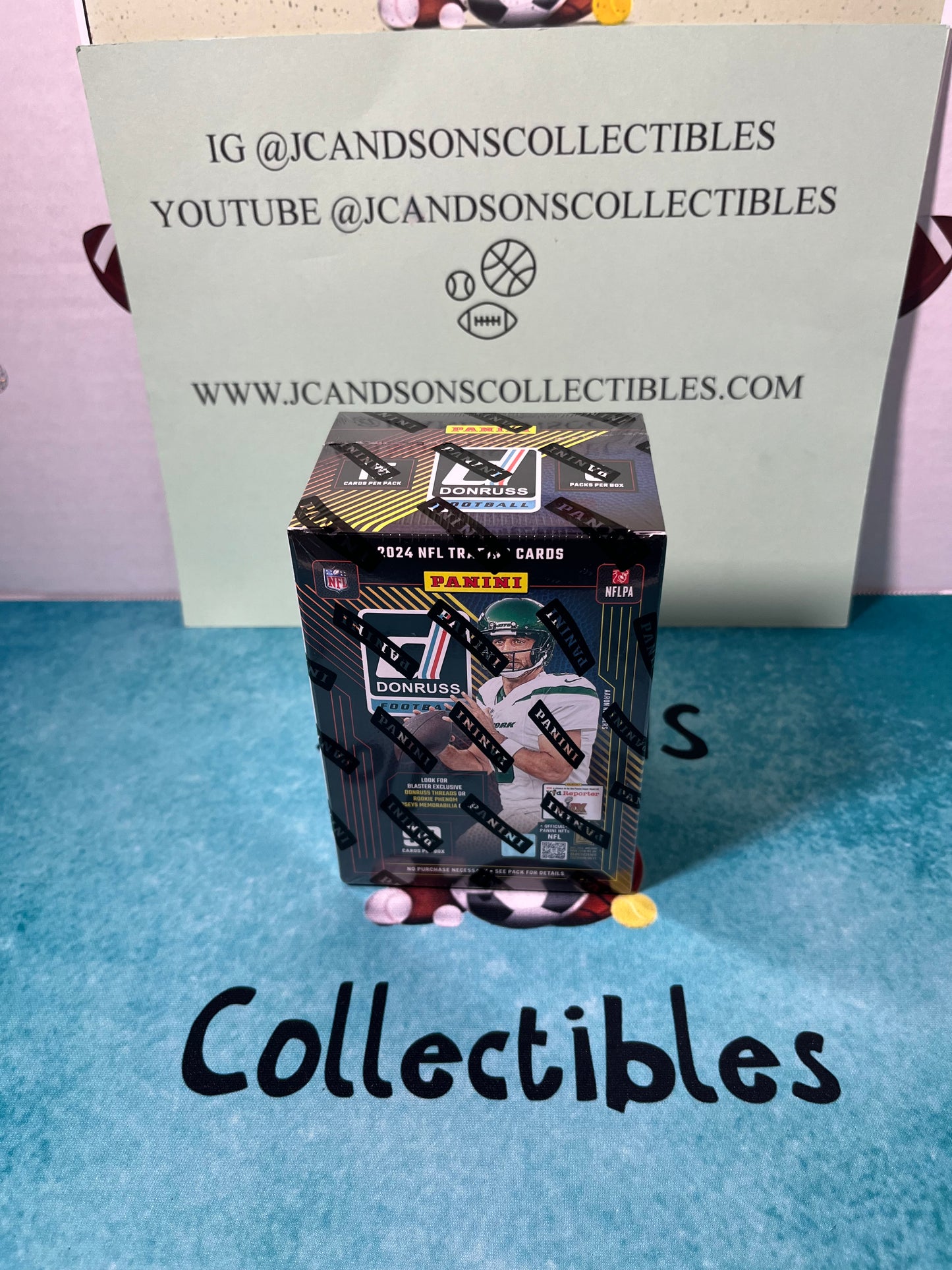 2024 Donruss NFL Football Blaster Box - NEW, Factory Sealed - DOWNTOWN Hunting!! Bo Nix and Jaylen Daniel’s rookie Chase.