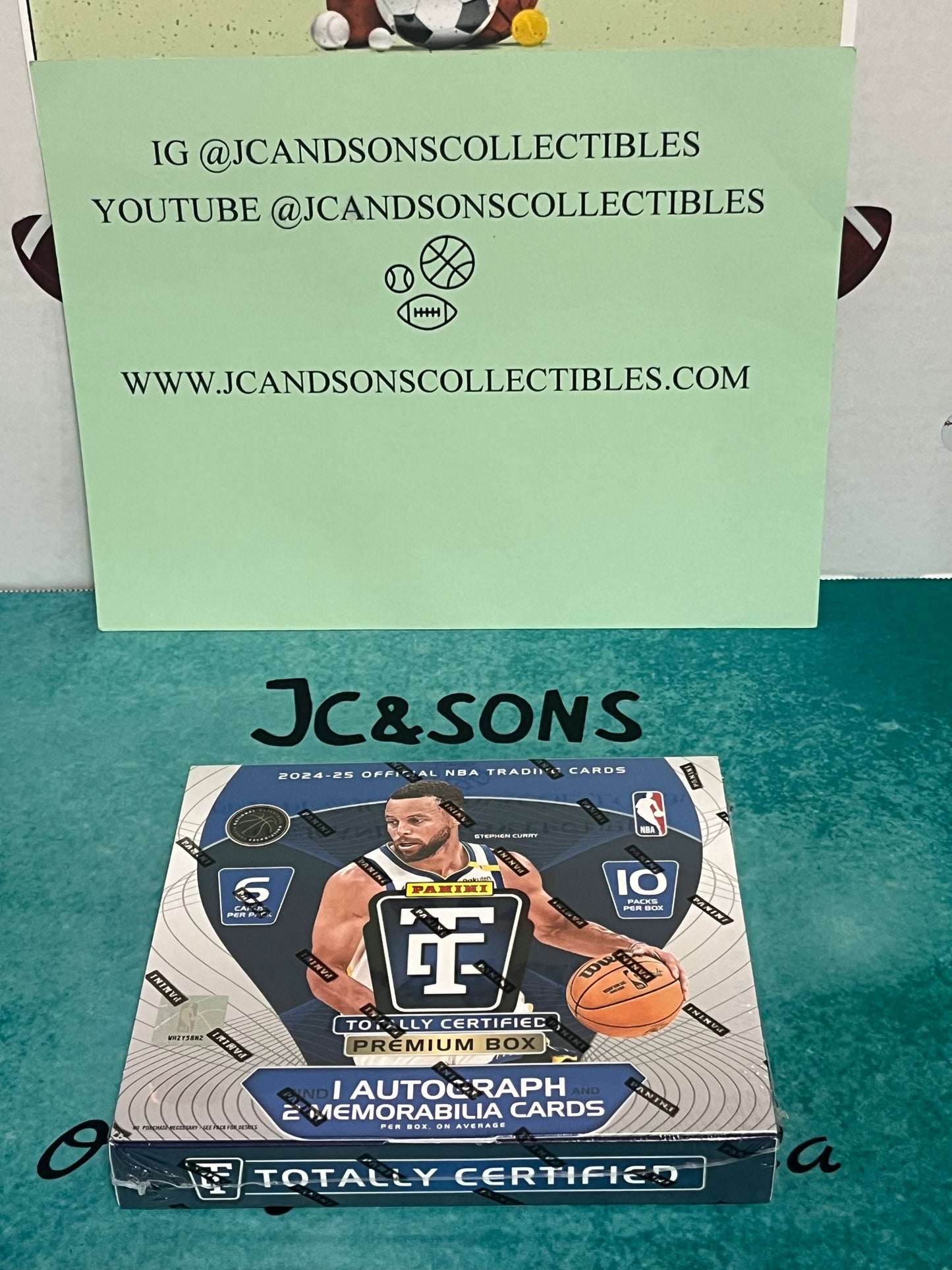 2024-25 NBA Totally Certified Premium Hobby Box Factory Sealed. Autograph and Mem cards guaranteed.