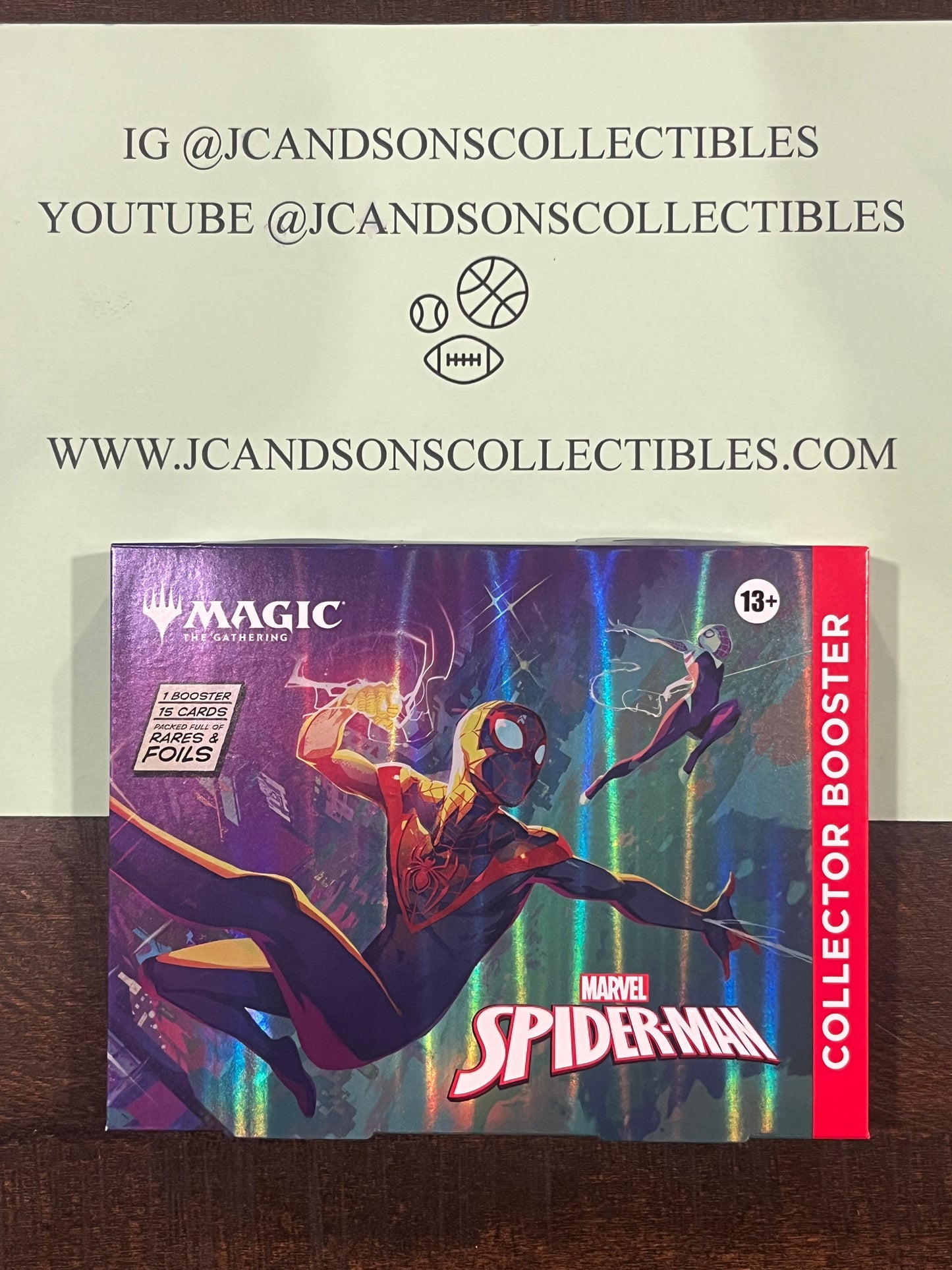 Magic: The Gathering Spider-Man Collector Omega Box Collector Booster Box Sealed