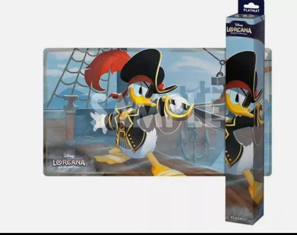 Lorcana TCG: Azurite Sea: Playmat - Donald Duck. Factory Sealed