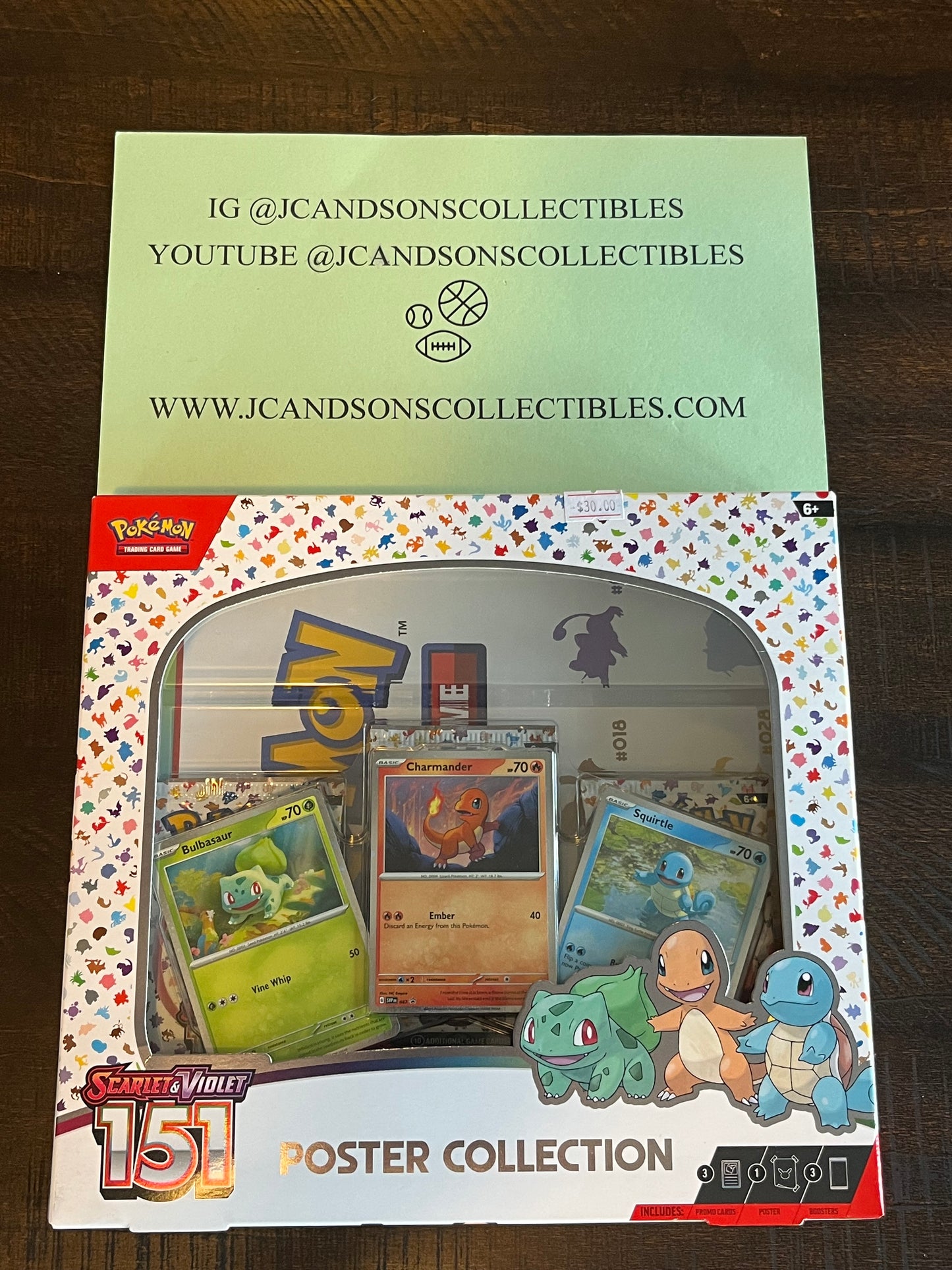 Pokemon 151 Poster Collection Brand New SEALED Scarlet & Violet