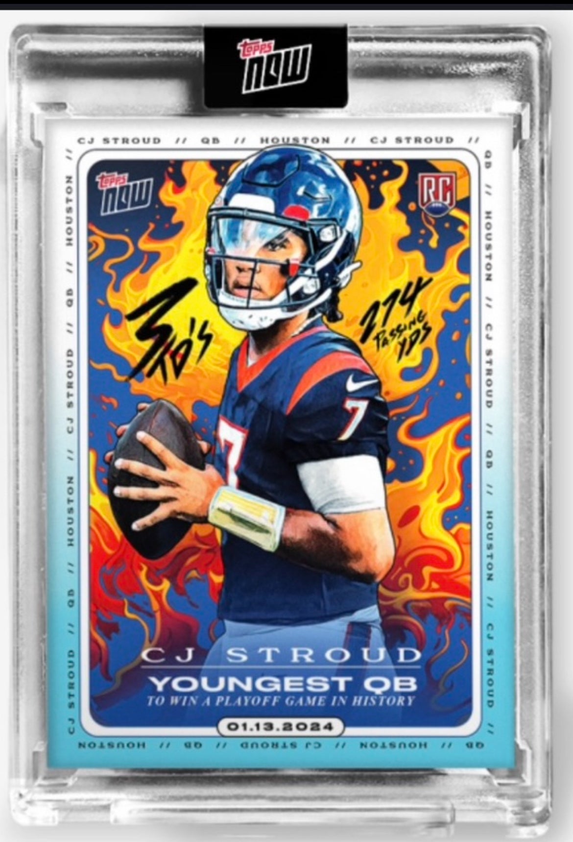 CJ Stroud - 2023 TOPPS NOW® Football Rookie RC Card CJ2 LIMITED EDITION PRESALE