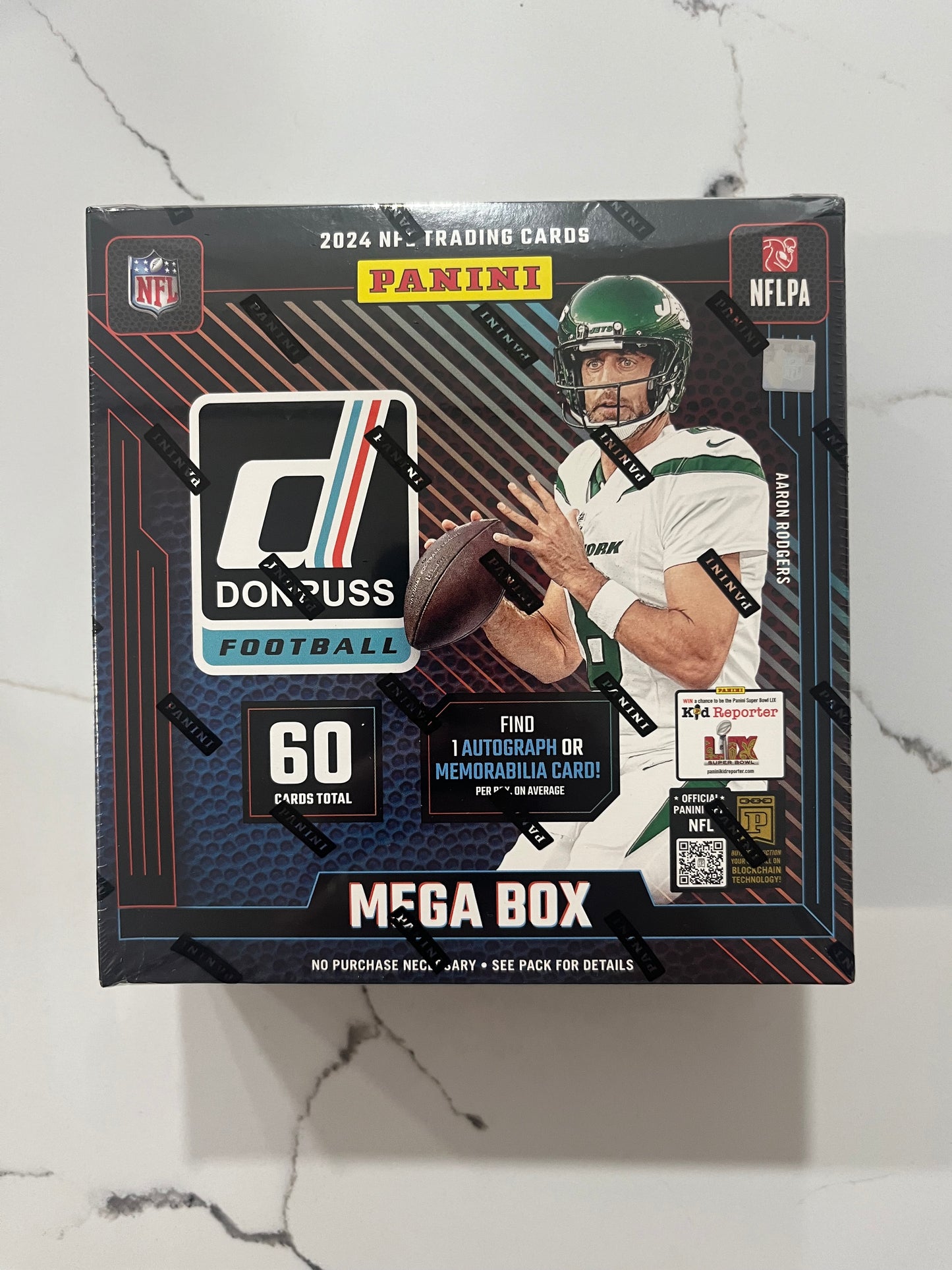 2024 Panini NFL Donruss Football Trading Card Mega Box Sealed Red Waves. Chase The Case Hits Downtown’s.