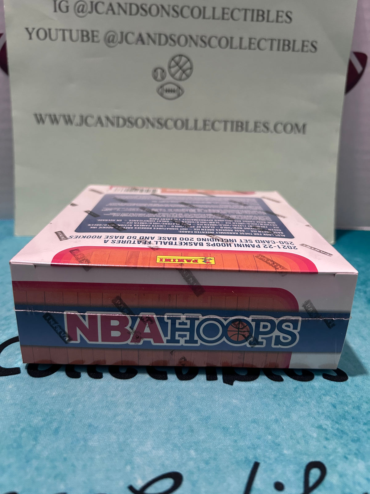 2021-2022 NBA Hoops Basketball Sealed Mega Box Green Ice Parallels Factory Sealed