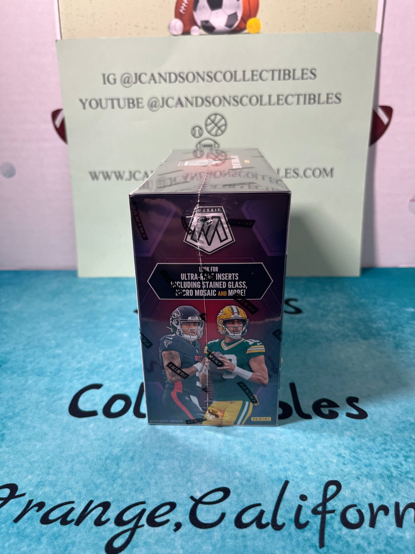 2024 Panini Mosaic Football Mega Box NFL Trading Cards - Factory Sealed