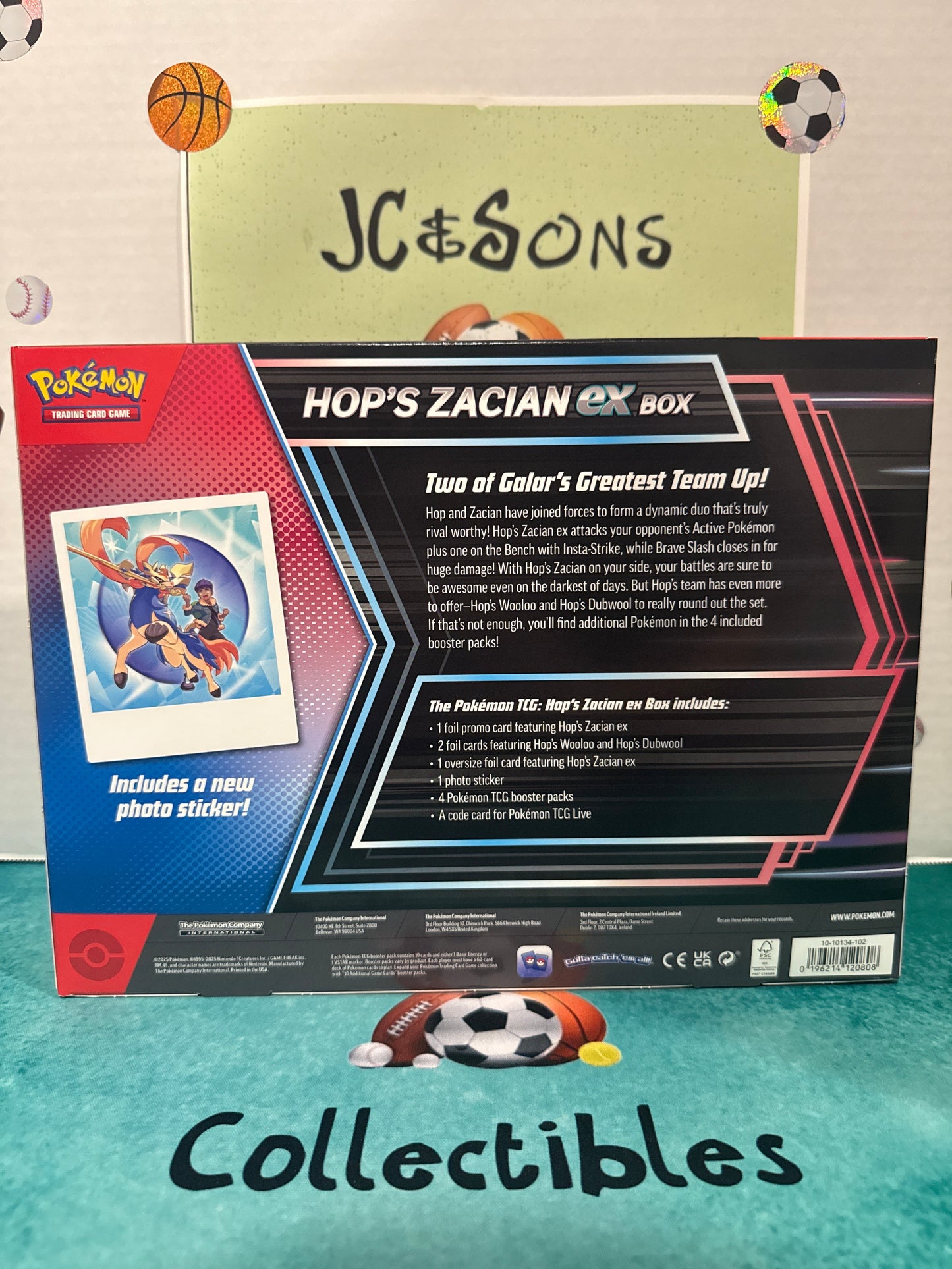 Hop's Zacian EX Box