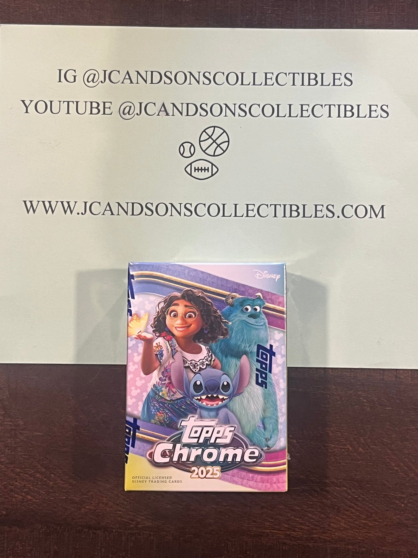 2025 Topps Chrome Disney Blaster Box Sealed