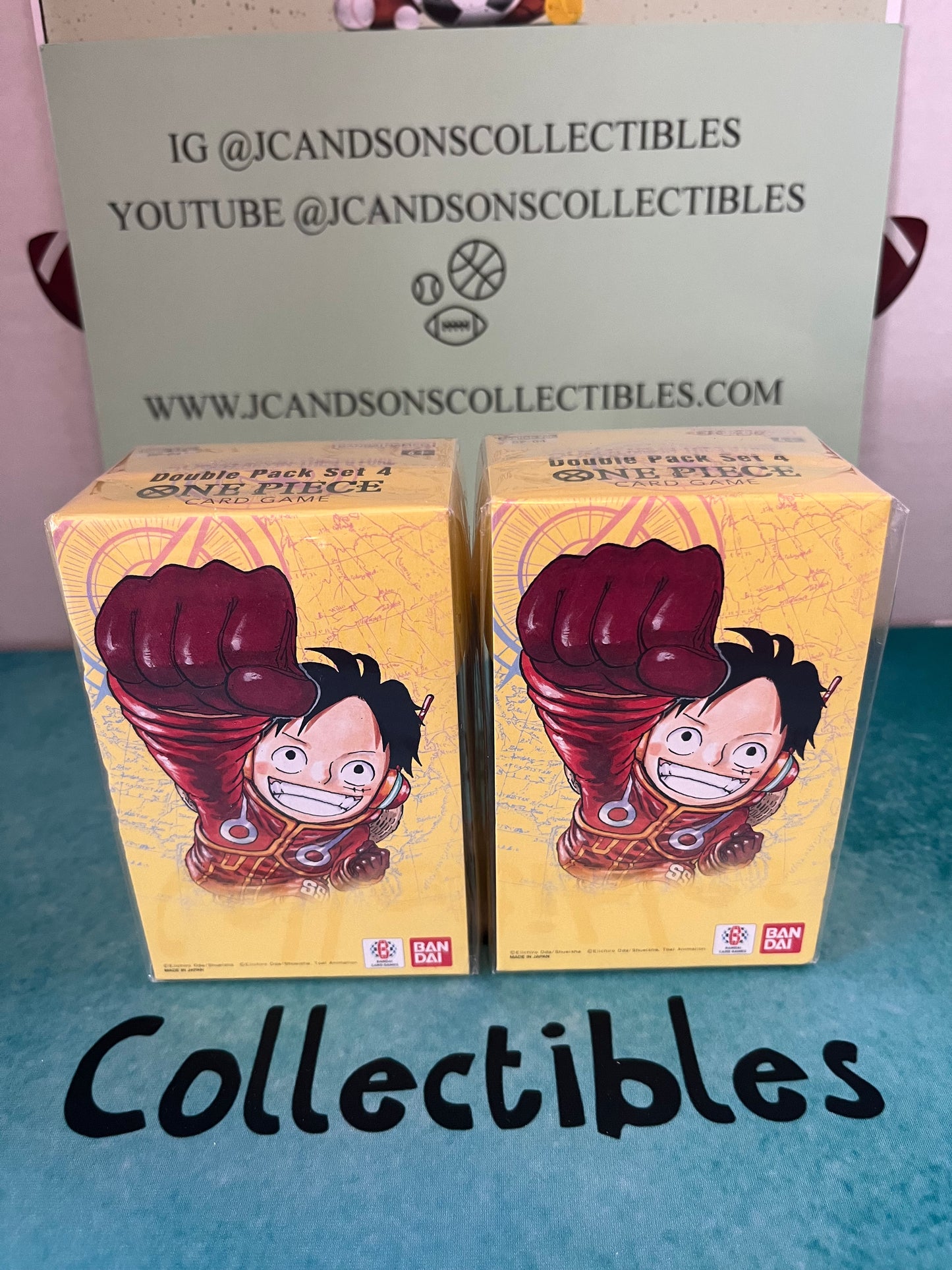 One Piece OP-07 500 Years In The Future Double Pack Box ENGLISH Factory Sealed