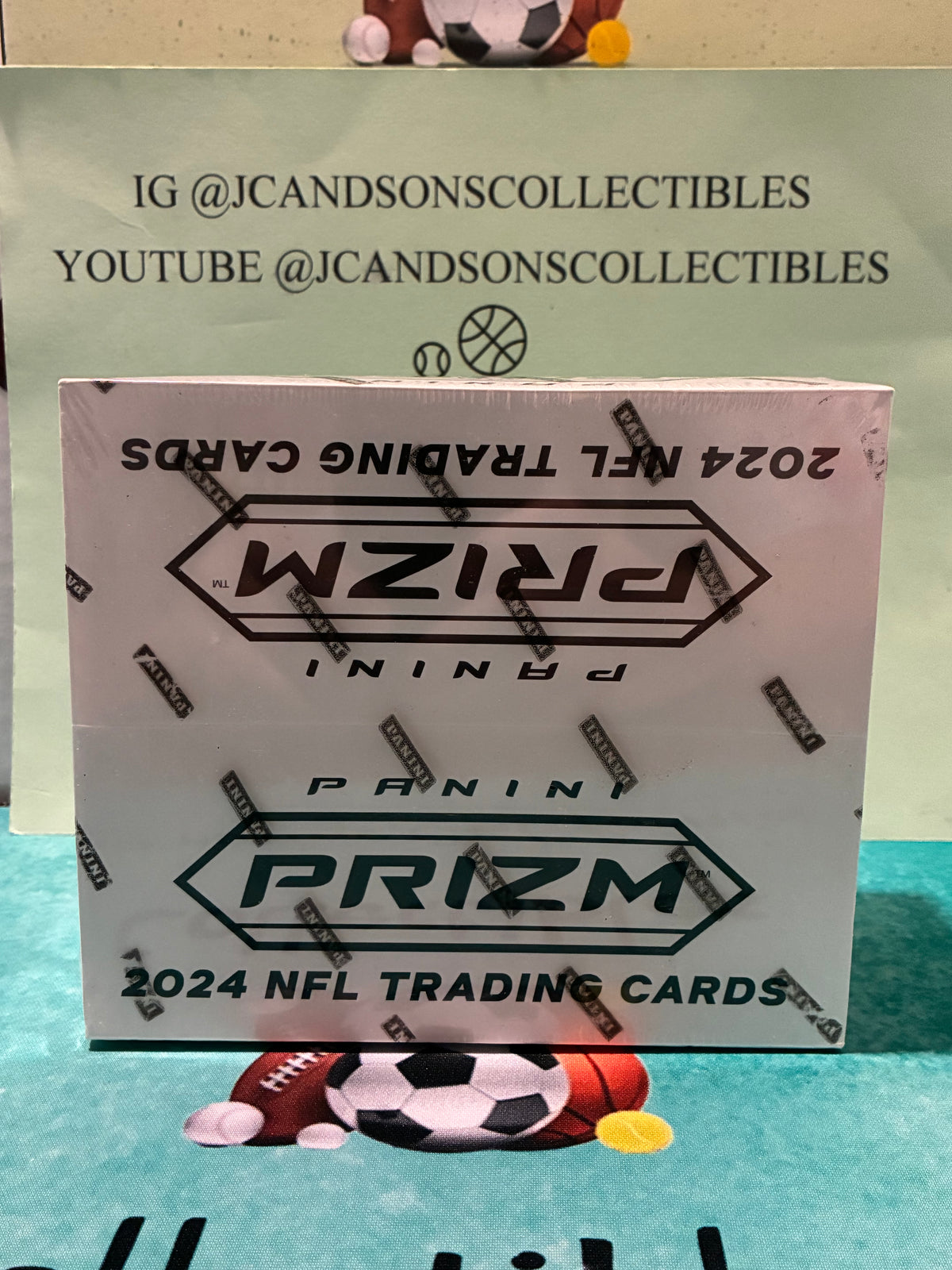 PANINI PRIZM 2024 NFL FOOTBALL FACTORY SEALED VALUE CELLO FAT (12 PACK) BOX
