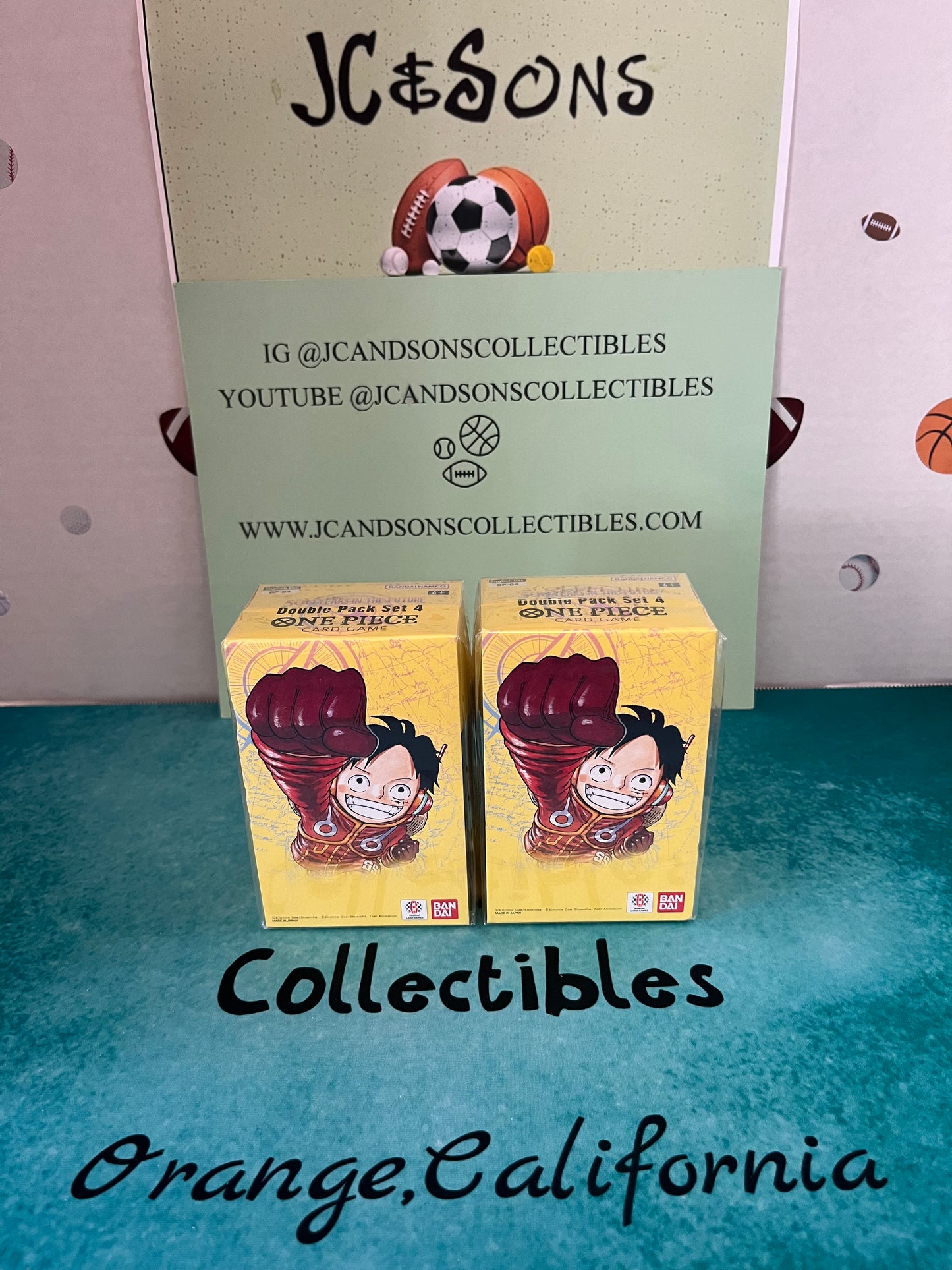 One Piece OP-07 500 Years In The Future Double Pack Box ENGLISH Factory Sealed