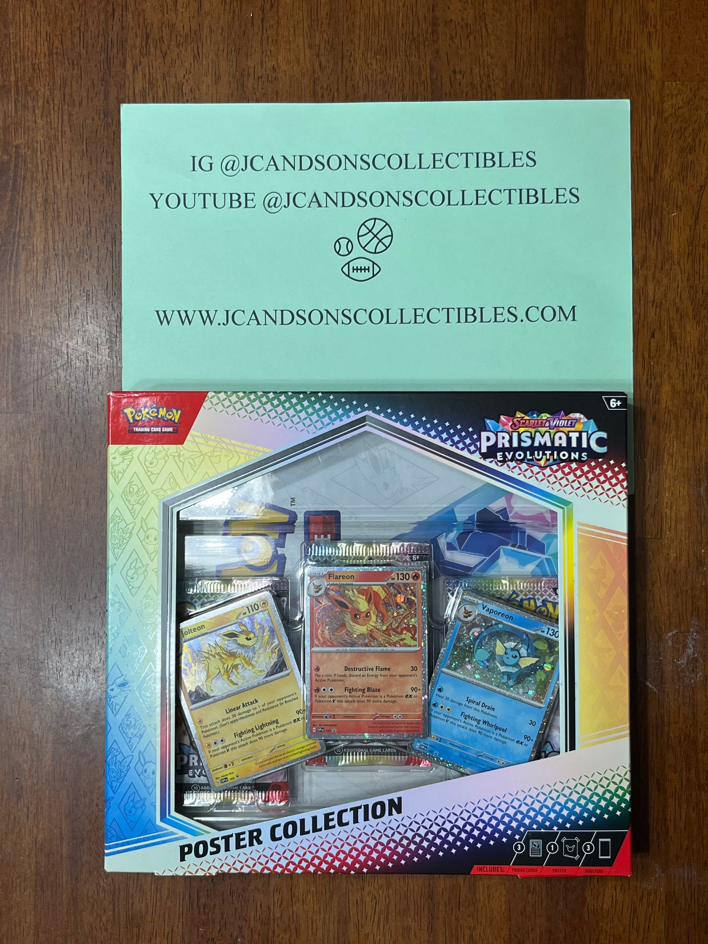 Pokémon TCG Prismatic Evolutions Poster Collection Sealed Box