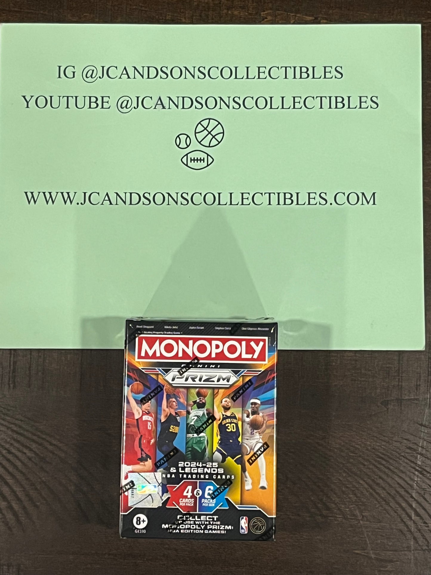 2024-25 Panini Prizm Monopoly NBA Basketball Blaster Factory Sealed