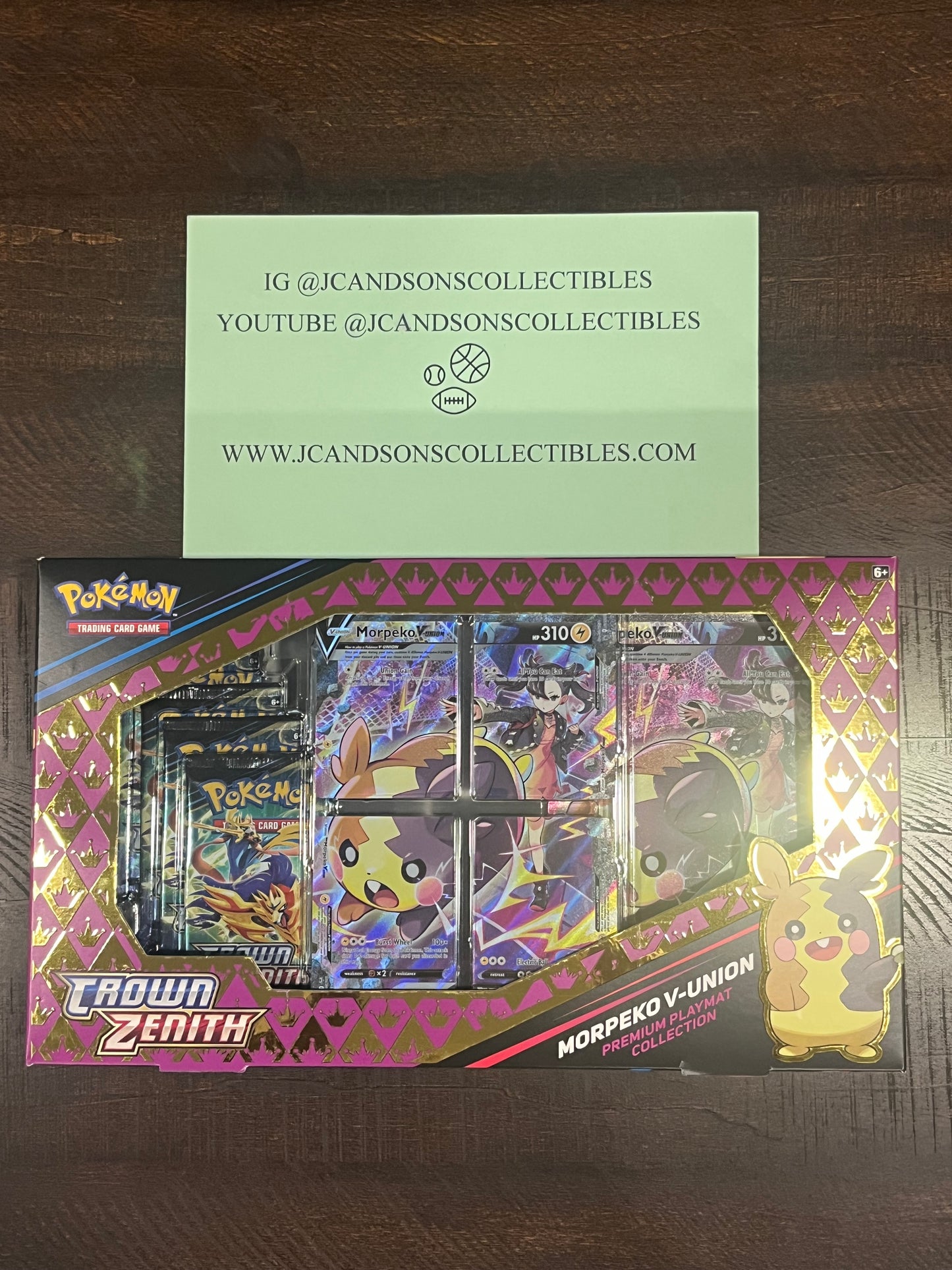Pokemon TCG: Crown Zenith Premium Playmat Collection - Morpeko V-UNION Brand NEW
