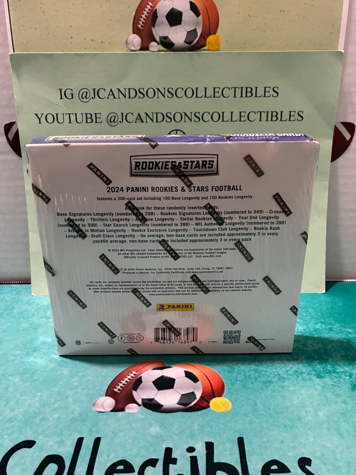 2024 Panini Rookies & Stars NFL Football Hobby Longevity Box Factory Sealed Auto Mem