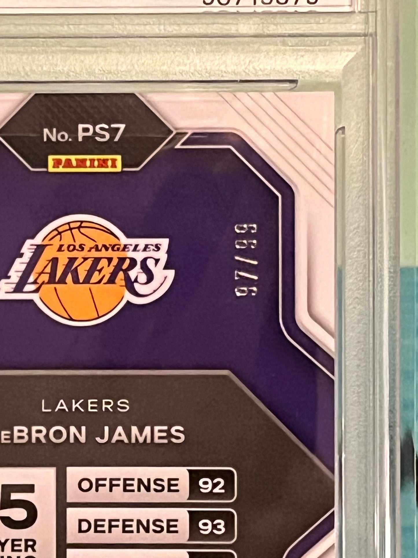 2022-23 Panini Prizm Monopoly AS Red Lebron James /99 PSA 9