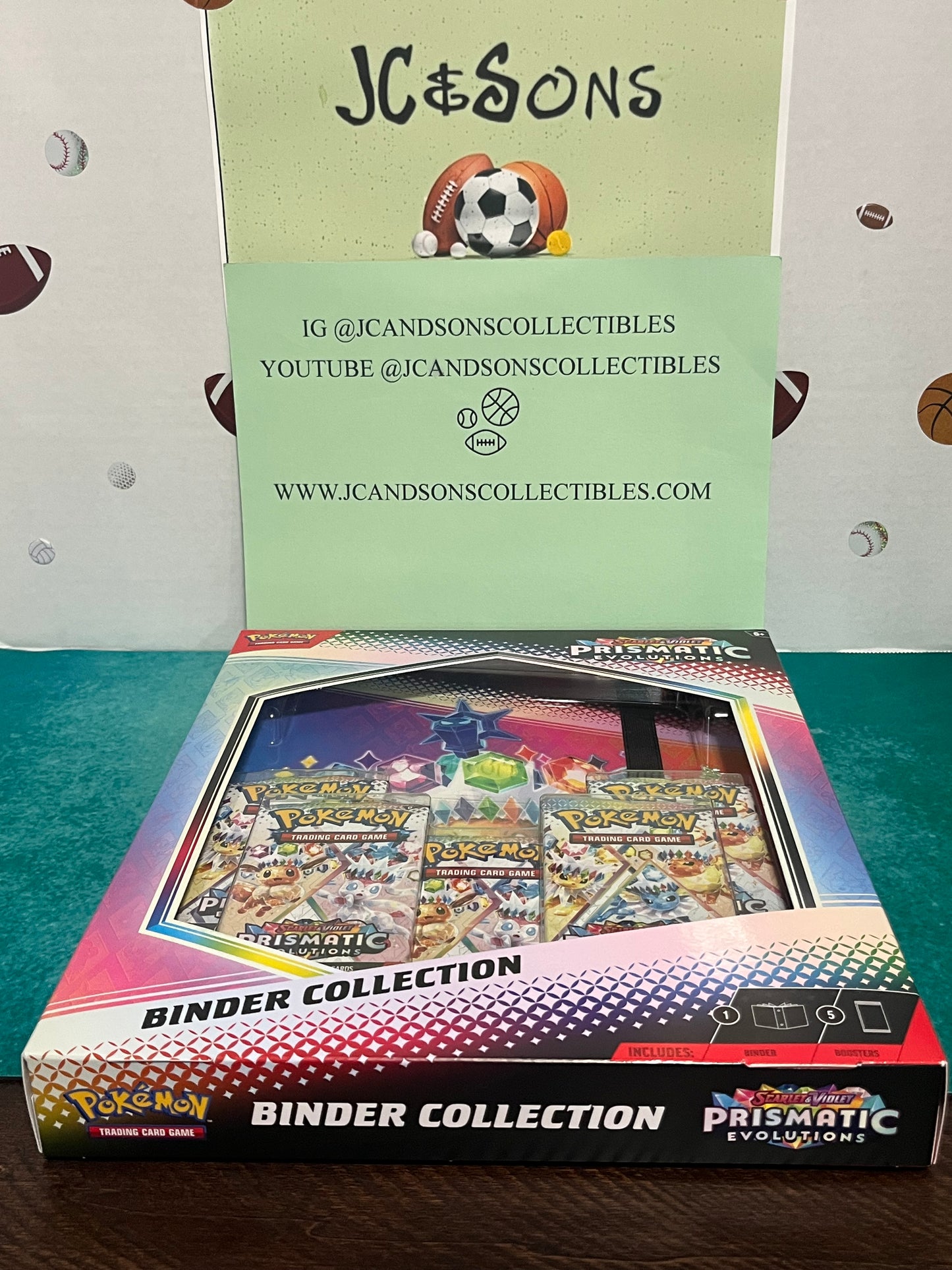 Prismatic Evolutions Binder Collection NEW FACTORY SEALED Pokemon TCG