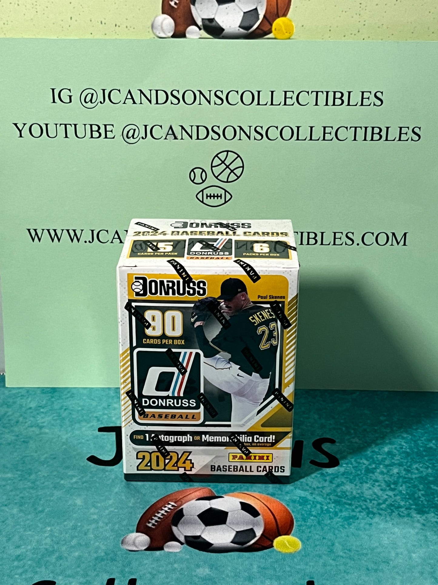 2024 Panini Donruss Baseball Blaster Box Auto OR Memorabilia Exclusives 90 Cards. Paul Skenes Rookie Chase
