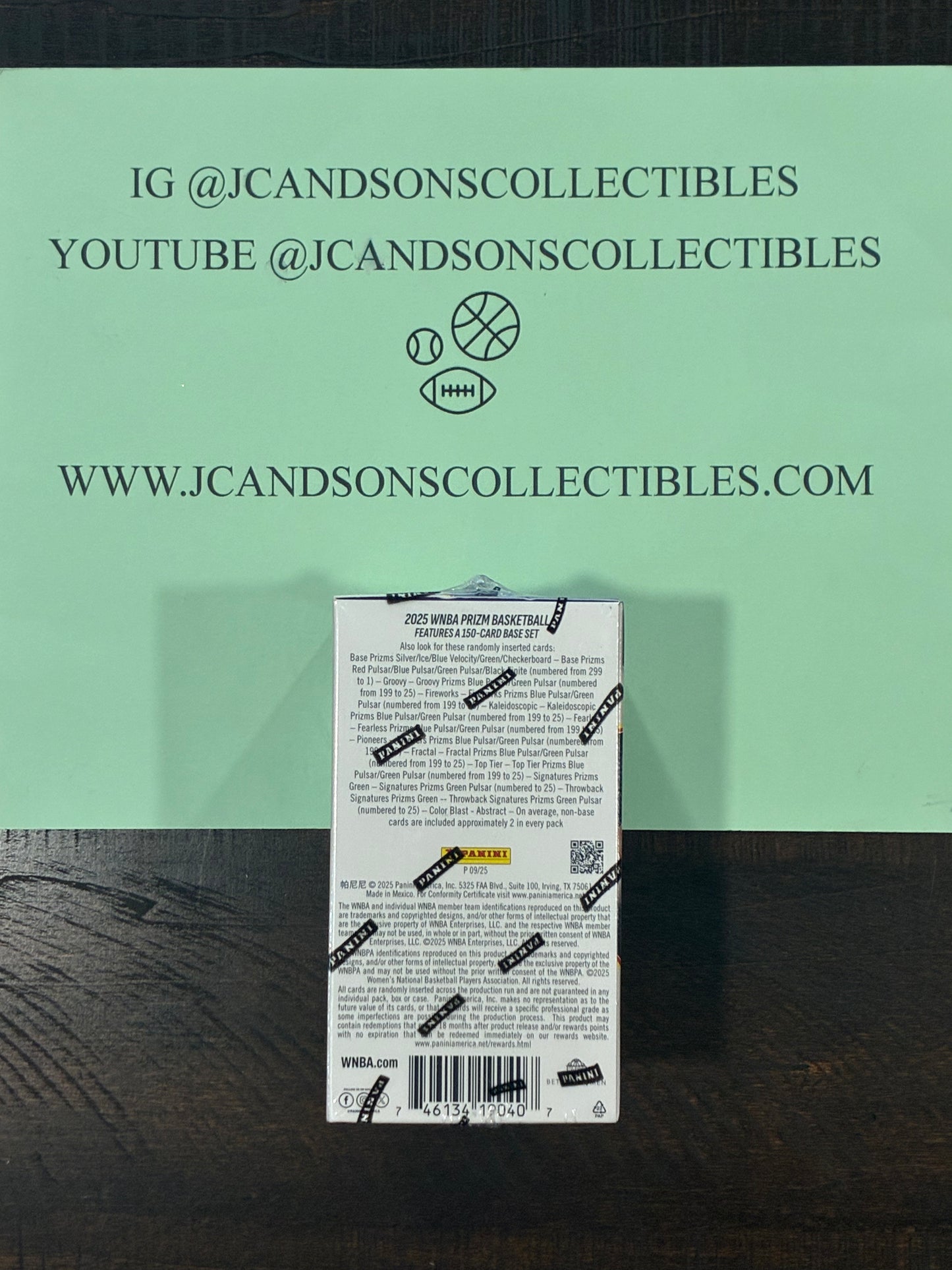 2025 Panini PRIZM WNBA Basketball Blaster Box (24 Cards) BRAND NEW SEALED