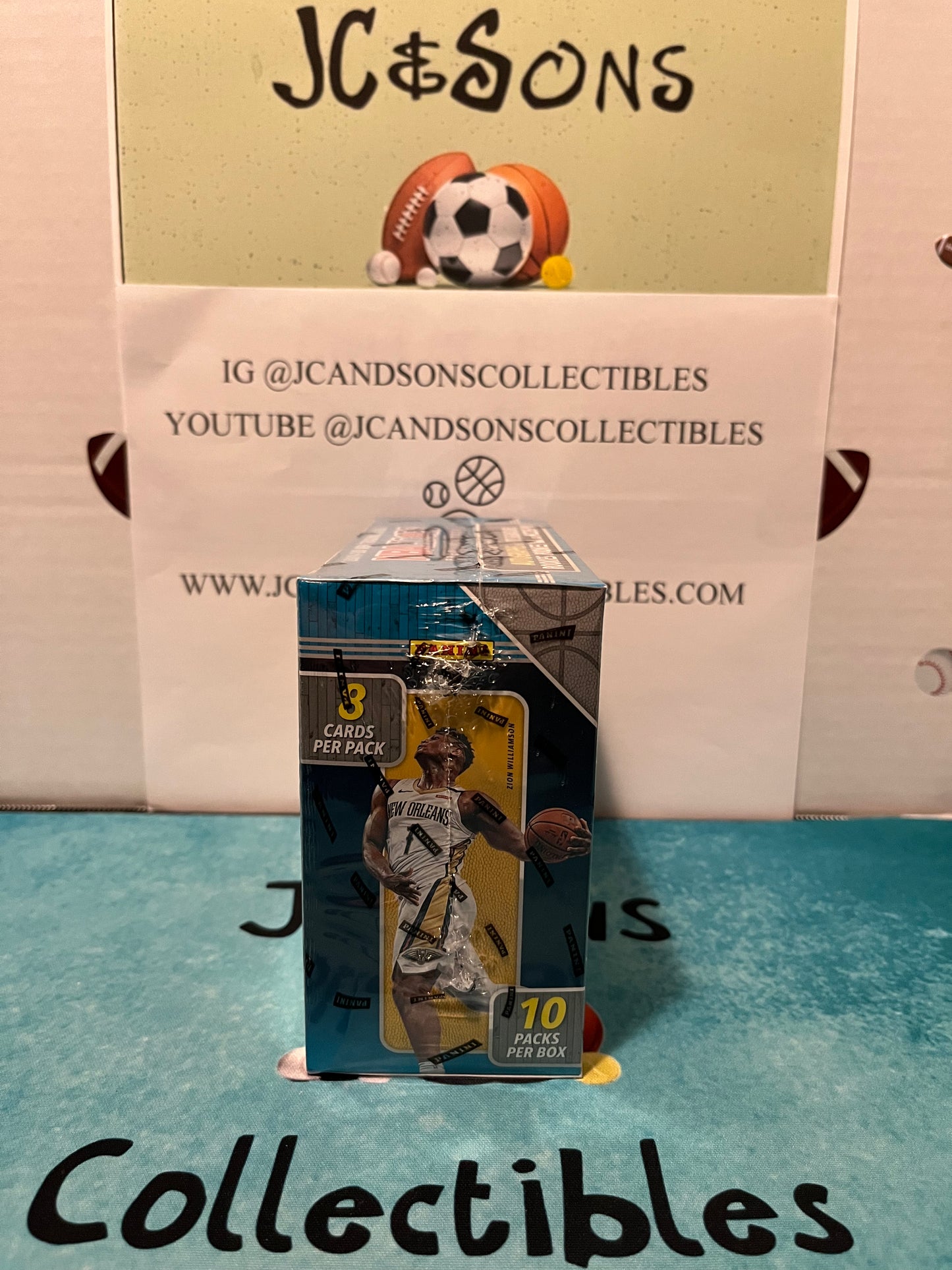 2019-20 Panini NBA Basketball Hoops Premium Stock Mega Box
