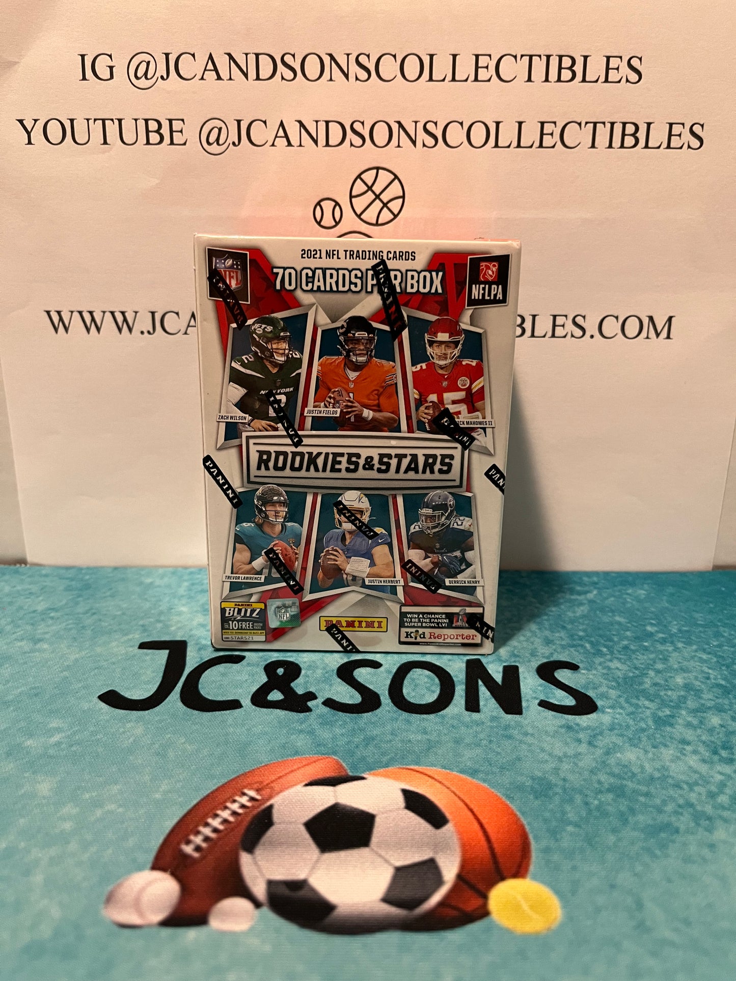 2021 Panini NFL Football Rookies and Stars Blaster Box