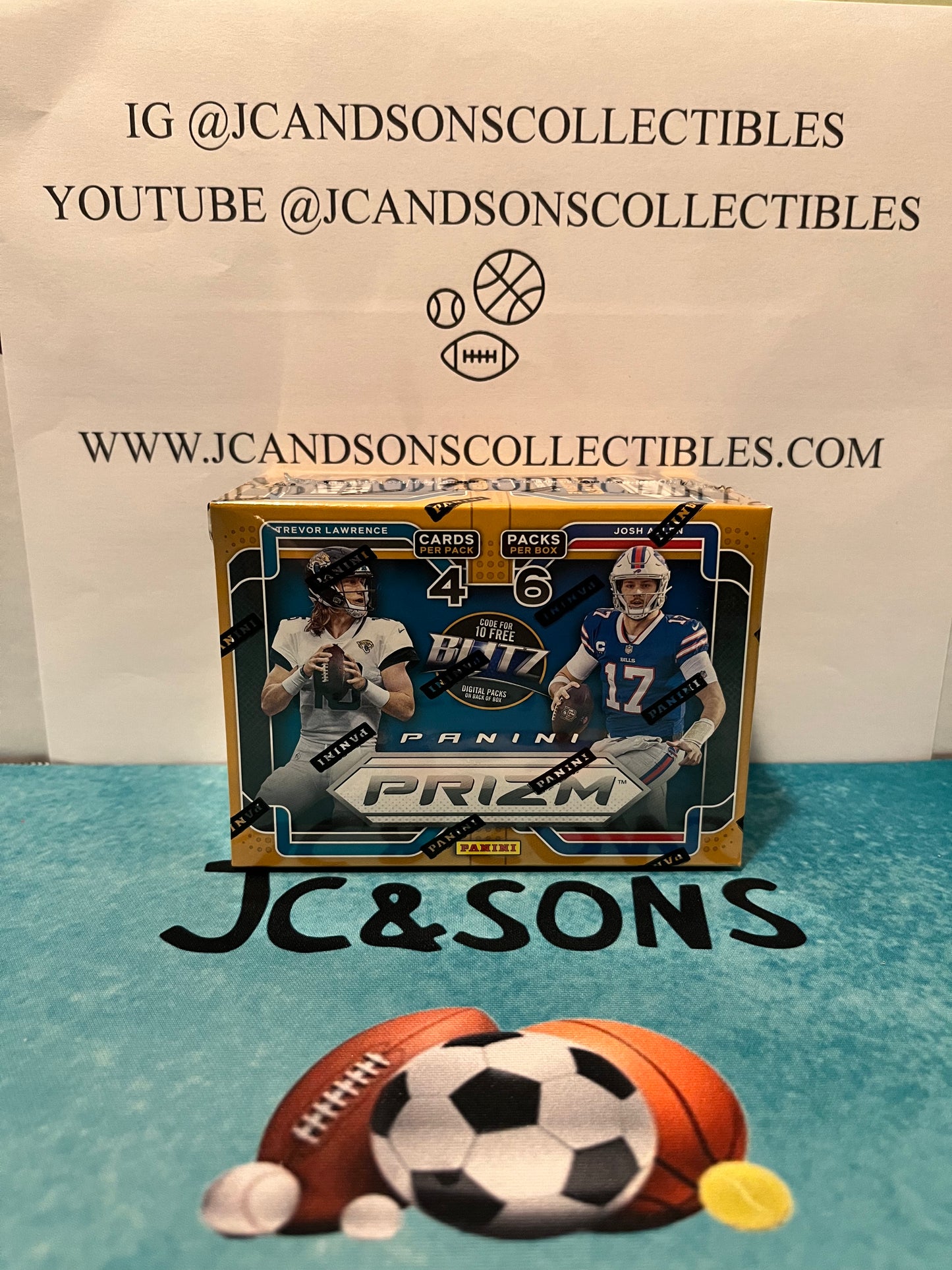 2021 Panini NFL Football Fanatics Exclusive Blaster Box