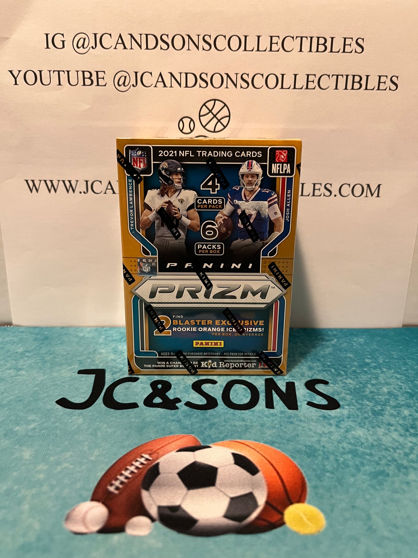 2021 Panini NFL Football Fanatics Exclusive Blaster Box
