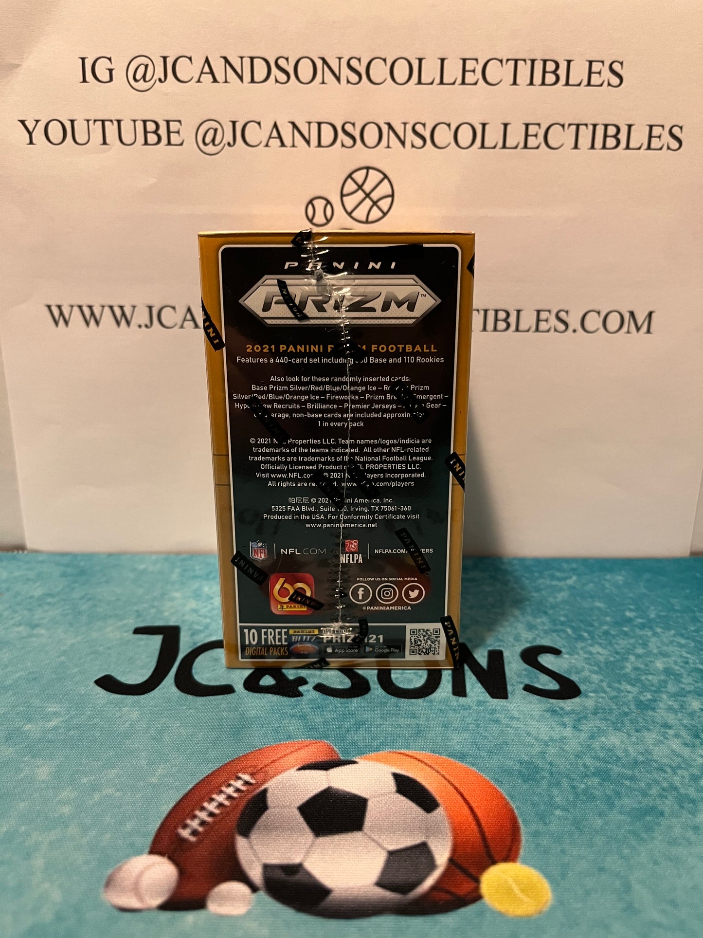 2021 Panini NFL Football Fanatics Exclusive Blaster Box
