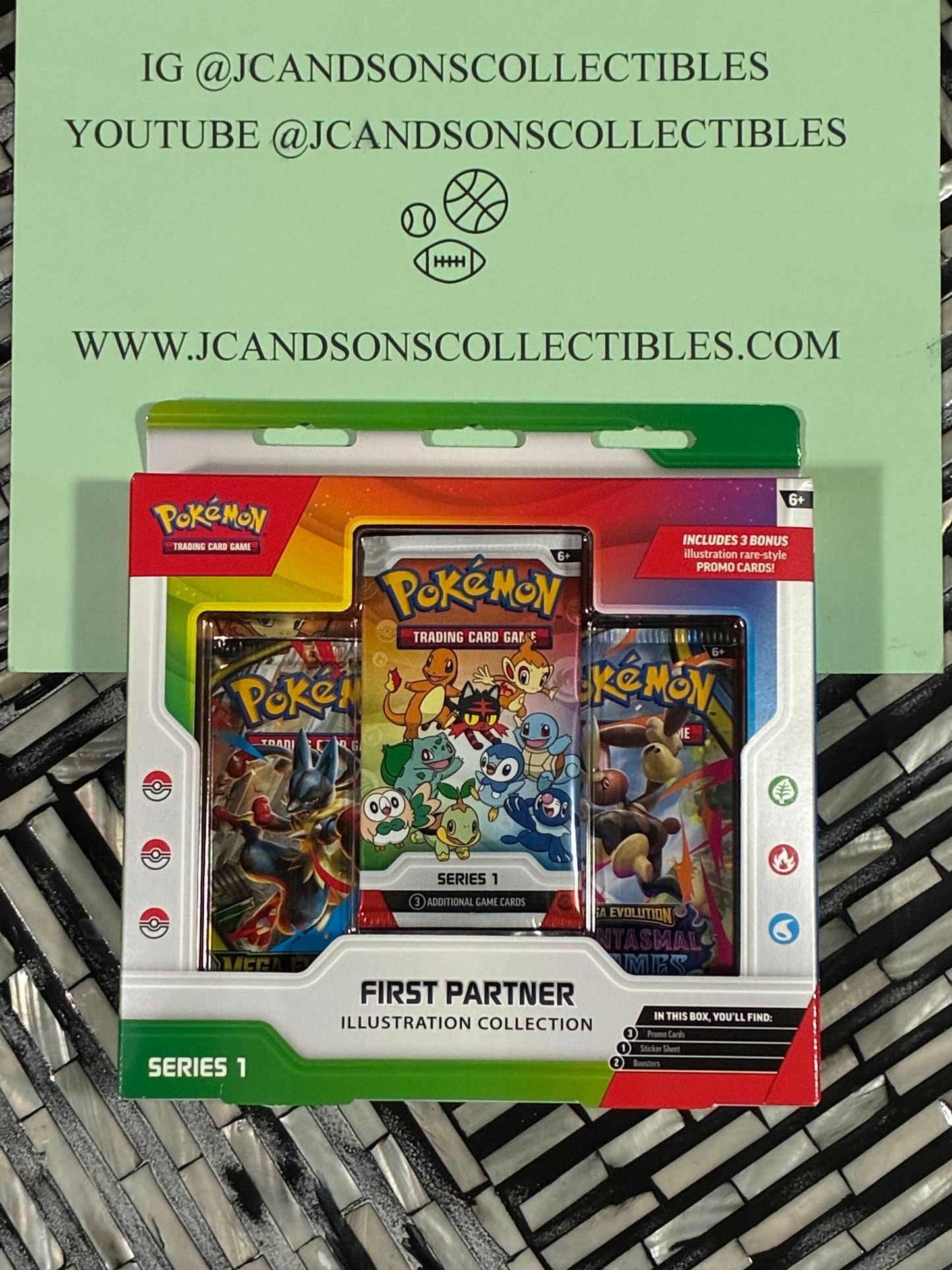 Pokémon TCG First Partner Illustration Collection Series 1 New Sealed