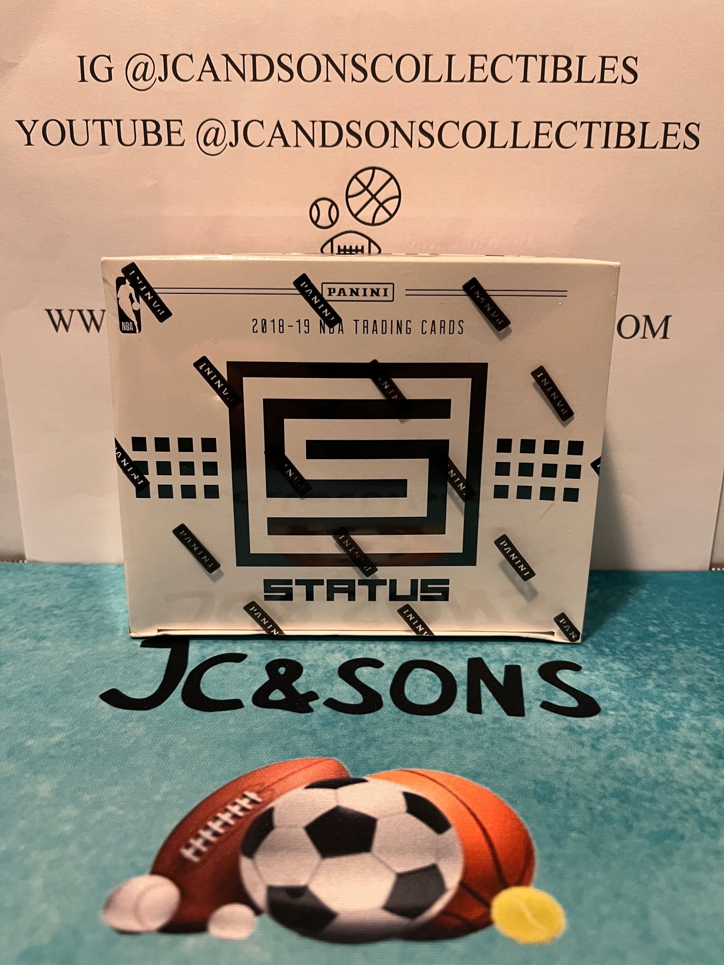 2018-19 Panini NBA Basketball Status Cello Box. Look for Luka Doncic Rookies, Inserts, and Parallels