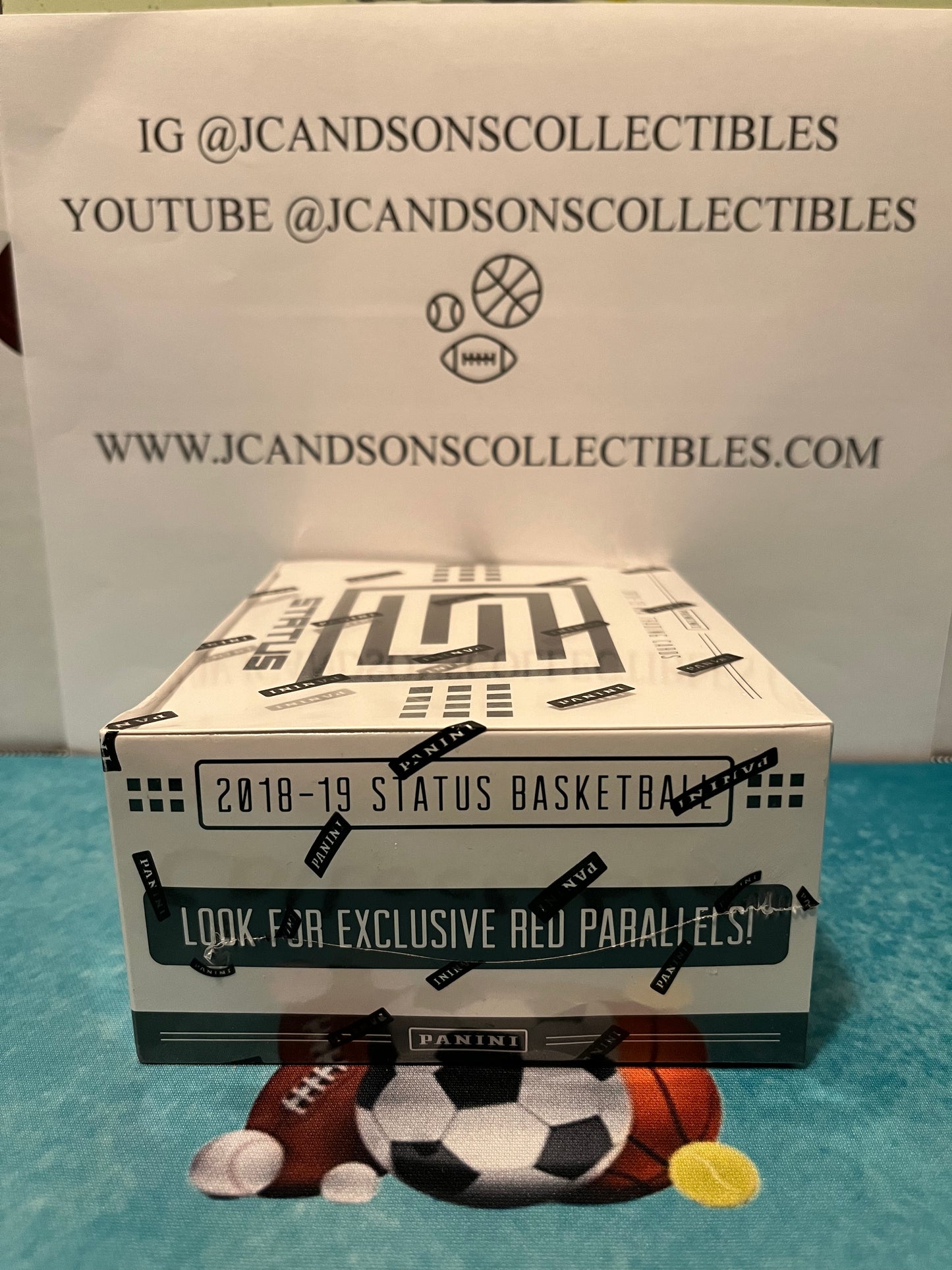 2018-19 Panini NBA Basketball Status Cello Box. Look for Luka Doncic Rookies, Inserts, and Parallels