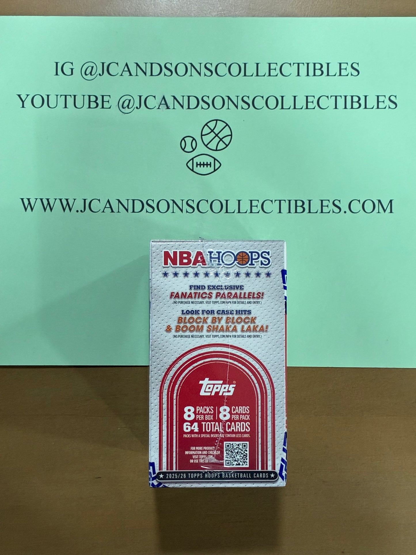 2025-26 TOPPS NBA HOOPS FANATICS VALUE BLASTER BOX