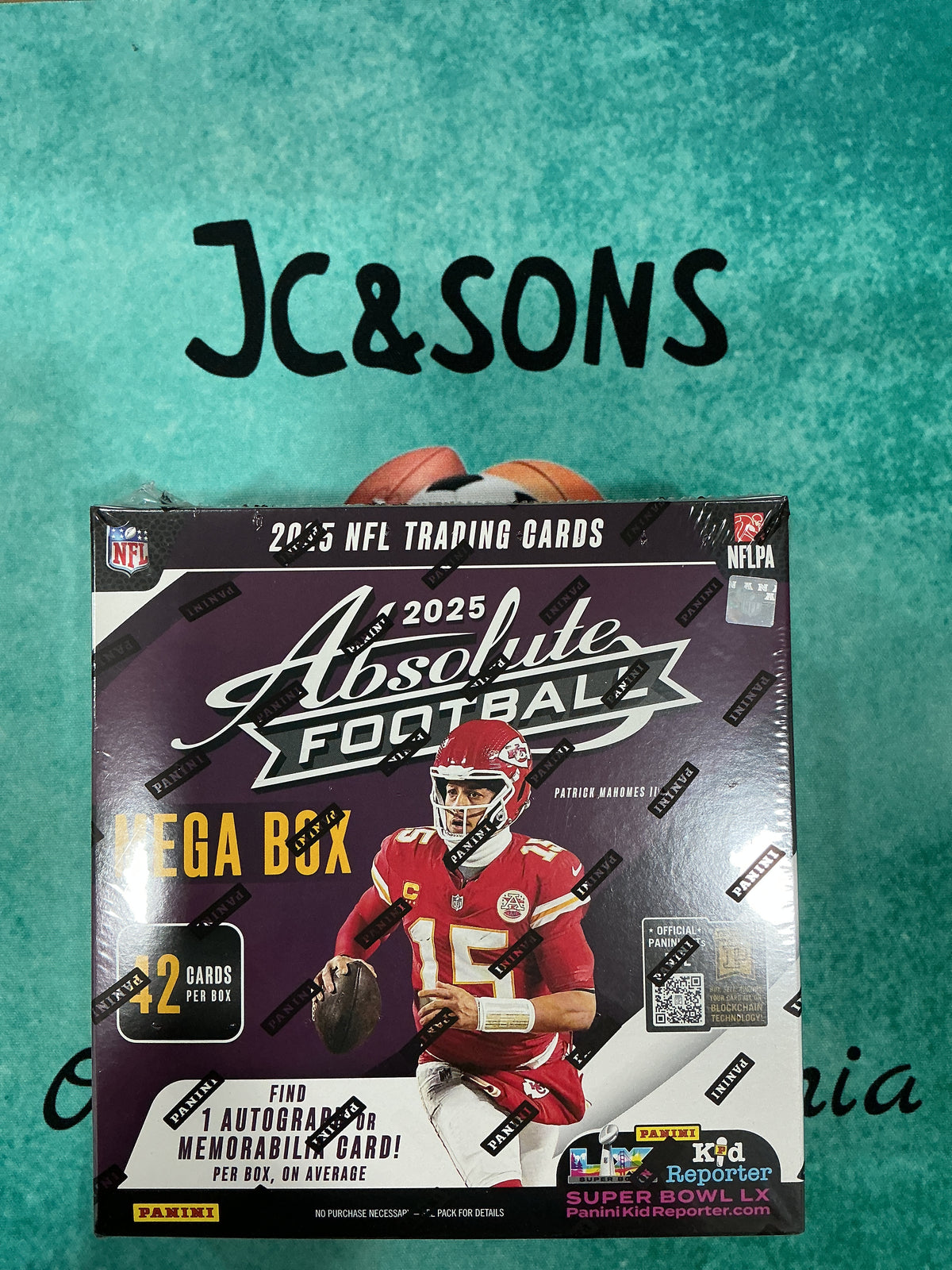 2025 Panini Absolute Football Factory Sealed Mega Box