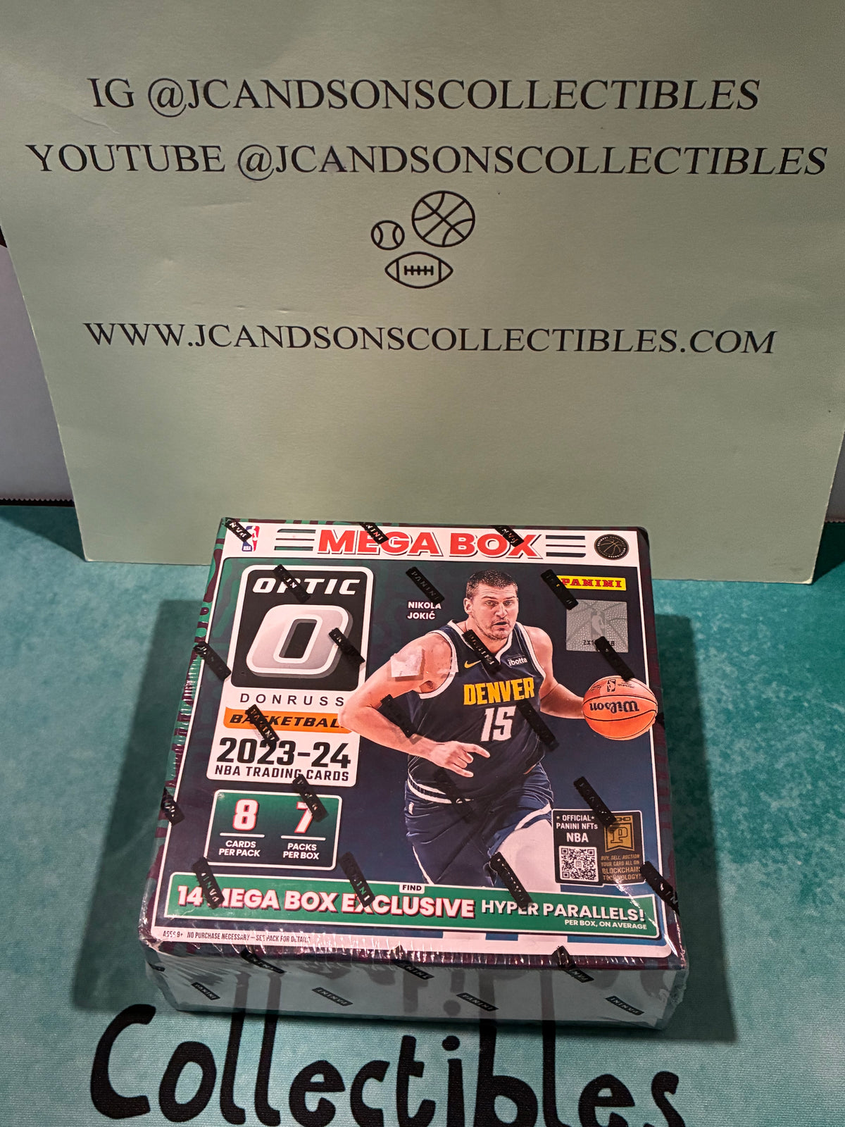 Panini 2023-24 Donruss Optic NBA Mega Box 56 Cards Hyper Holo Phazes