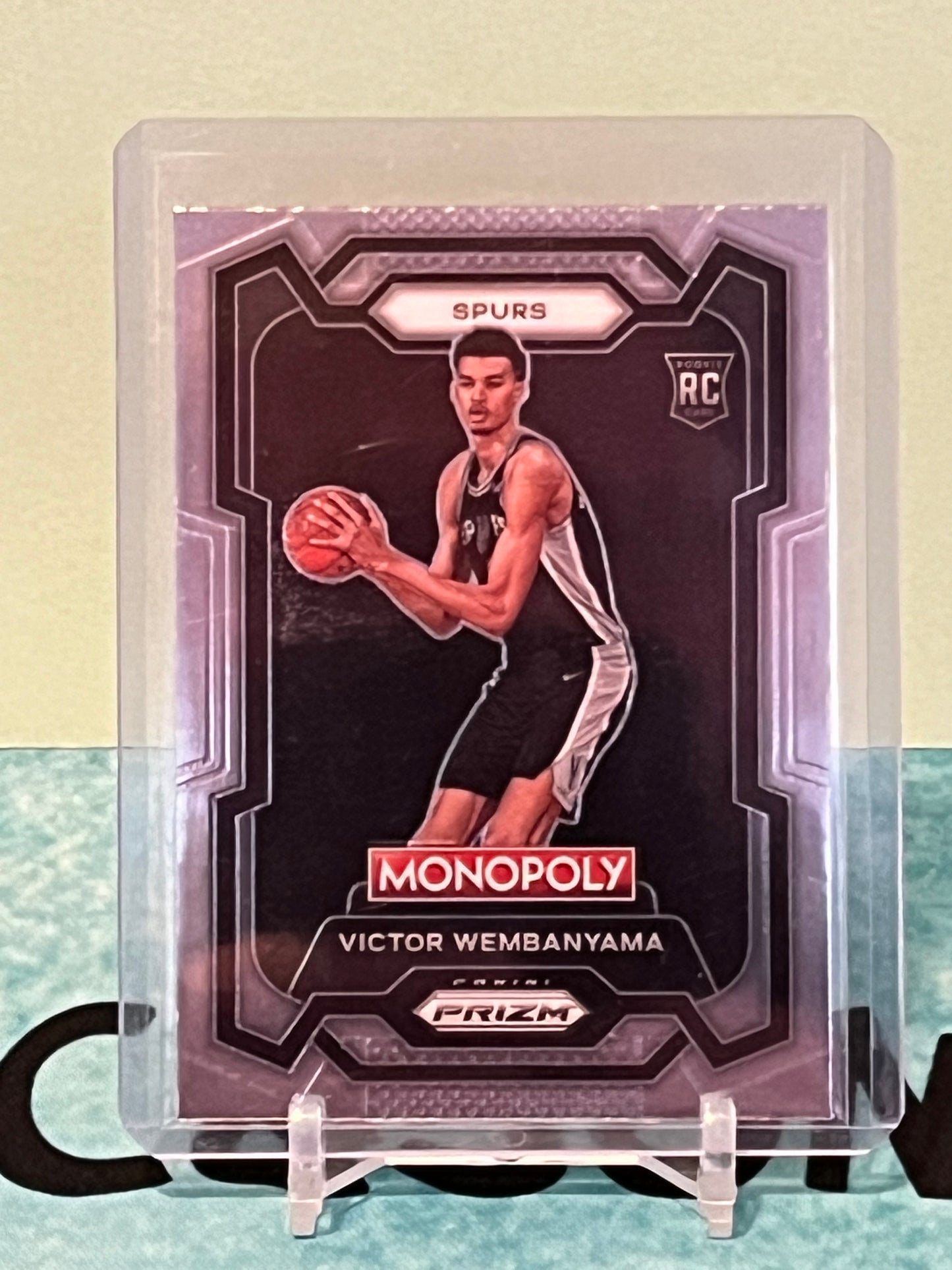 2023-24 Panini Prizm Monopoly Victor Wembanyama Prizm Rookie #81 Spurs RC