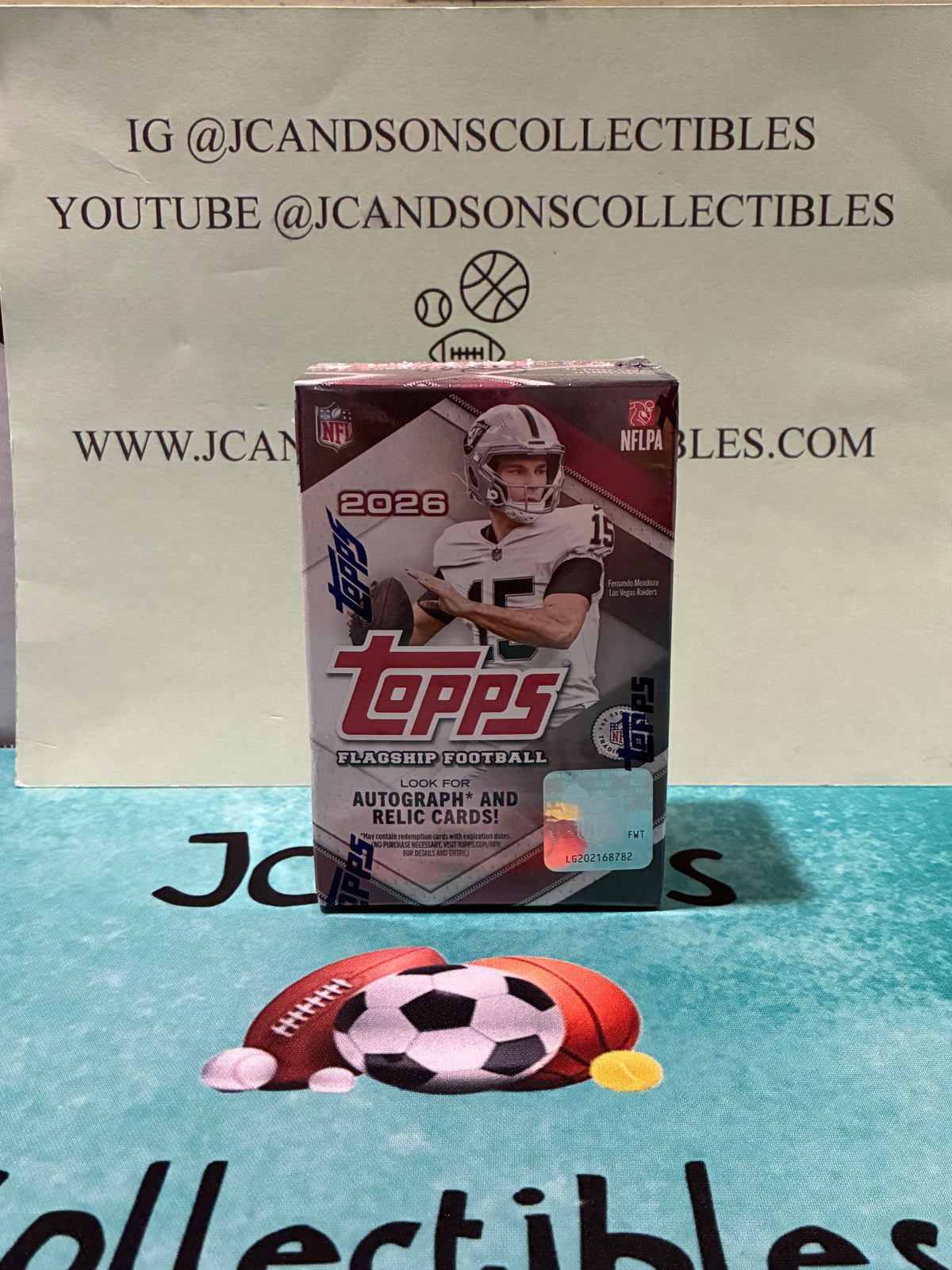2026 Topps Flagship Football NFL Factory Sealed Blaster Box