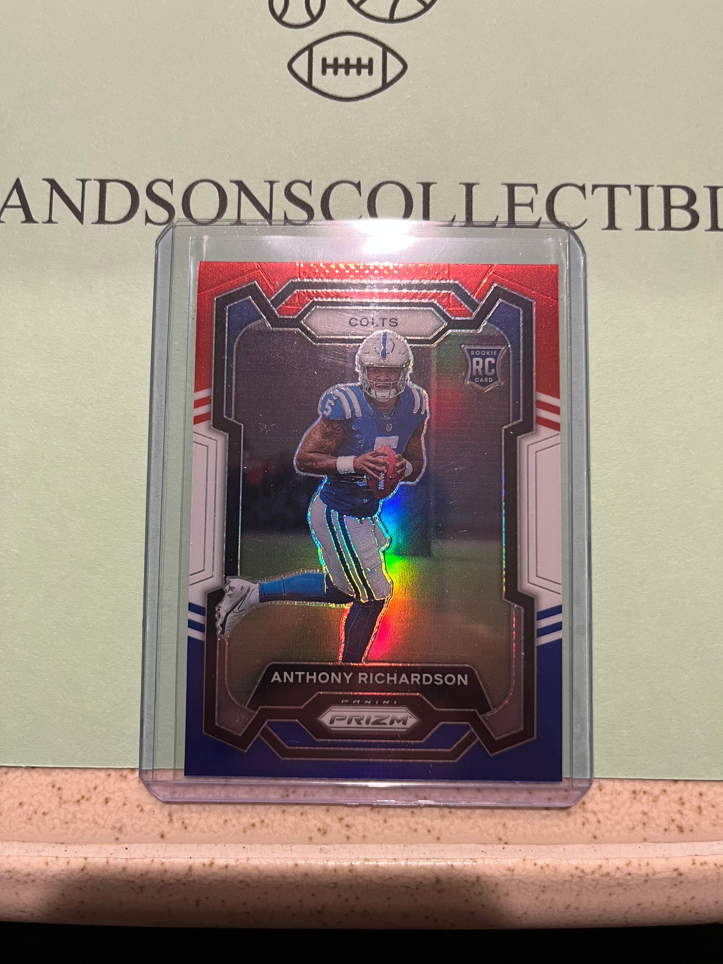 2023 Panini Prizm Anthony Richardson Rookie Red White & Blue Prizm SP RC - Colts