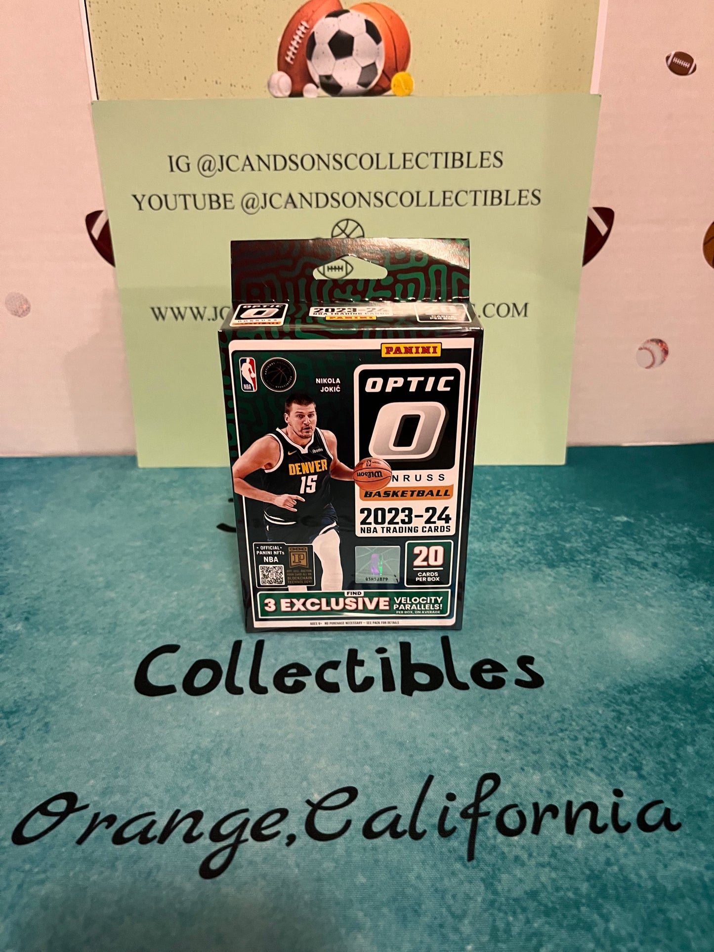 Panini Donruss Optic Basketball 2023-24 NBA Trading Cards 20 Card Hanger Box