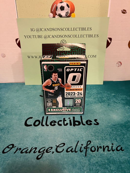 Panini Donruss Optic Basketball 2023-24 NBA Trading Cards 20 Card Hanger Box