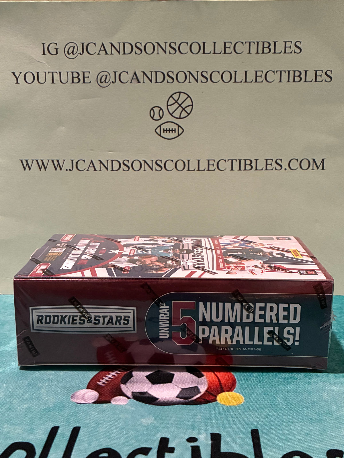 NFL 2025 PANINI ROOKIES & STARS FOOTBALL FACTORY SEALED HOBBY BOX