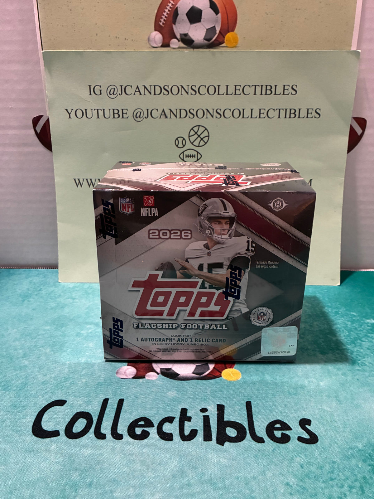 2026 Topps Flagship Football Jumbo Box Factory Sealed