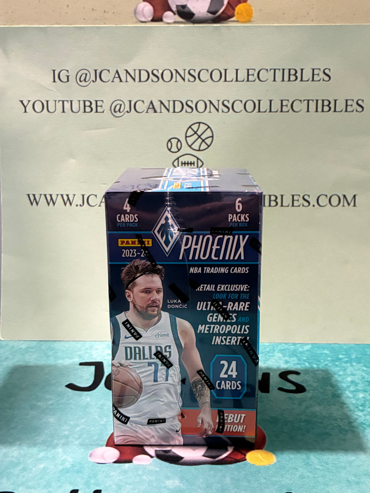 2023-24 Panini Phoenix Debut Edition NBA Basketball Factory Sealed Blaster Box